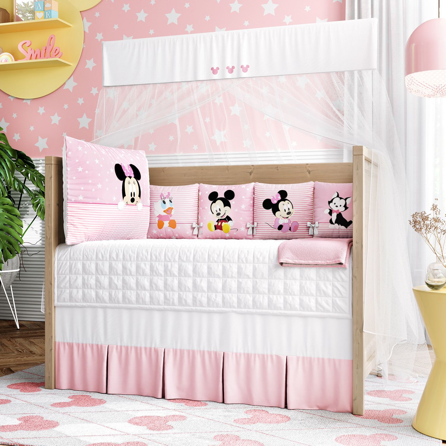 Kit Berço Mickey Mouse Azul