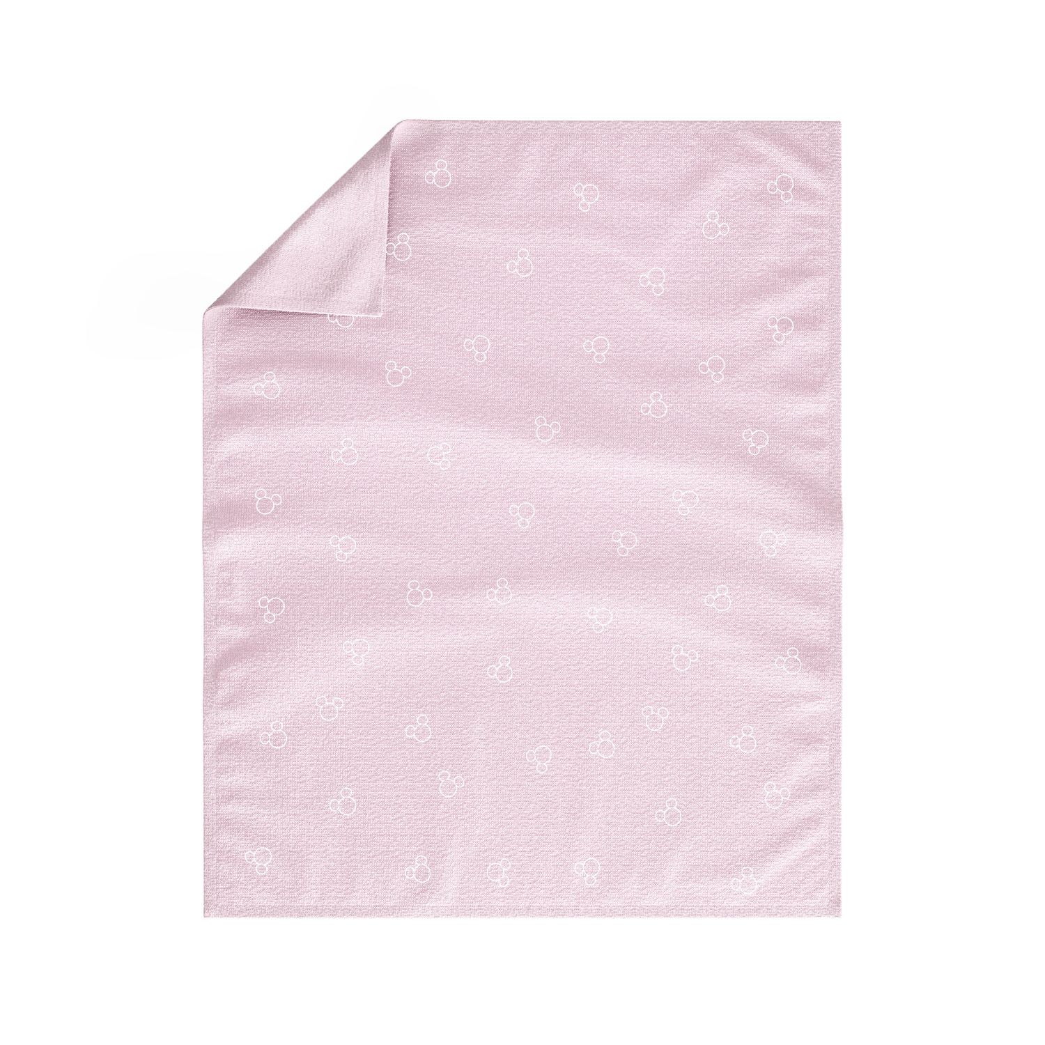 Manta Tricot Mickey Mouse Rosa 1,45M