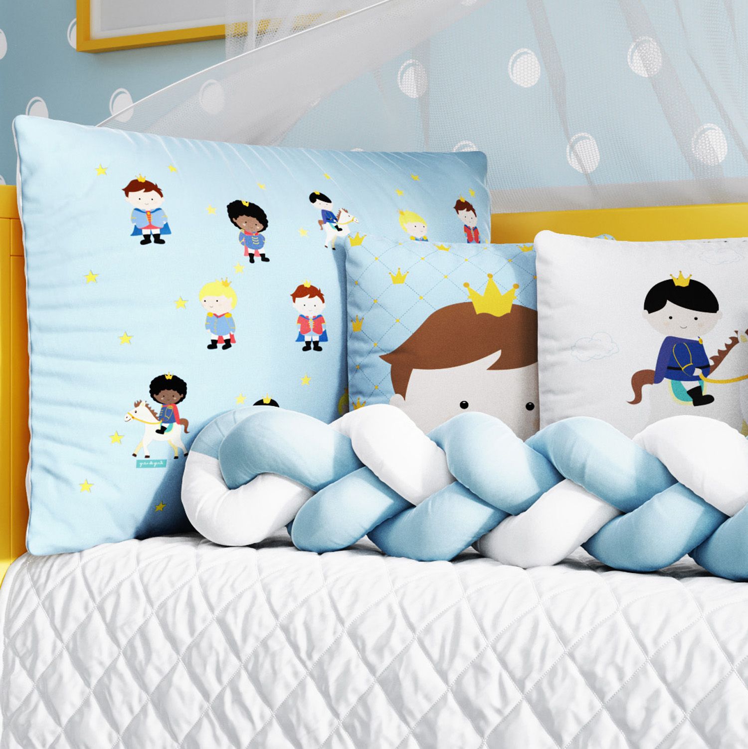 Kit Berço Trança Príncipes