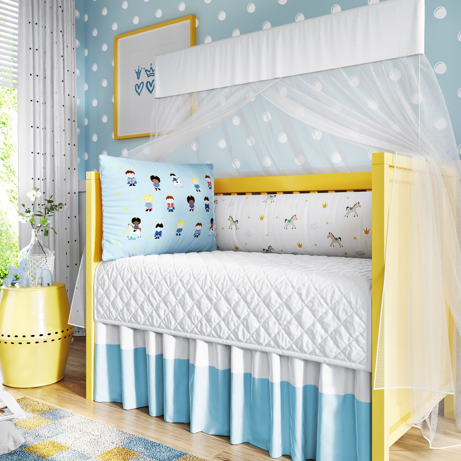 Kit Berço Trança Príncipes