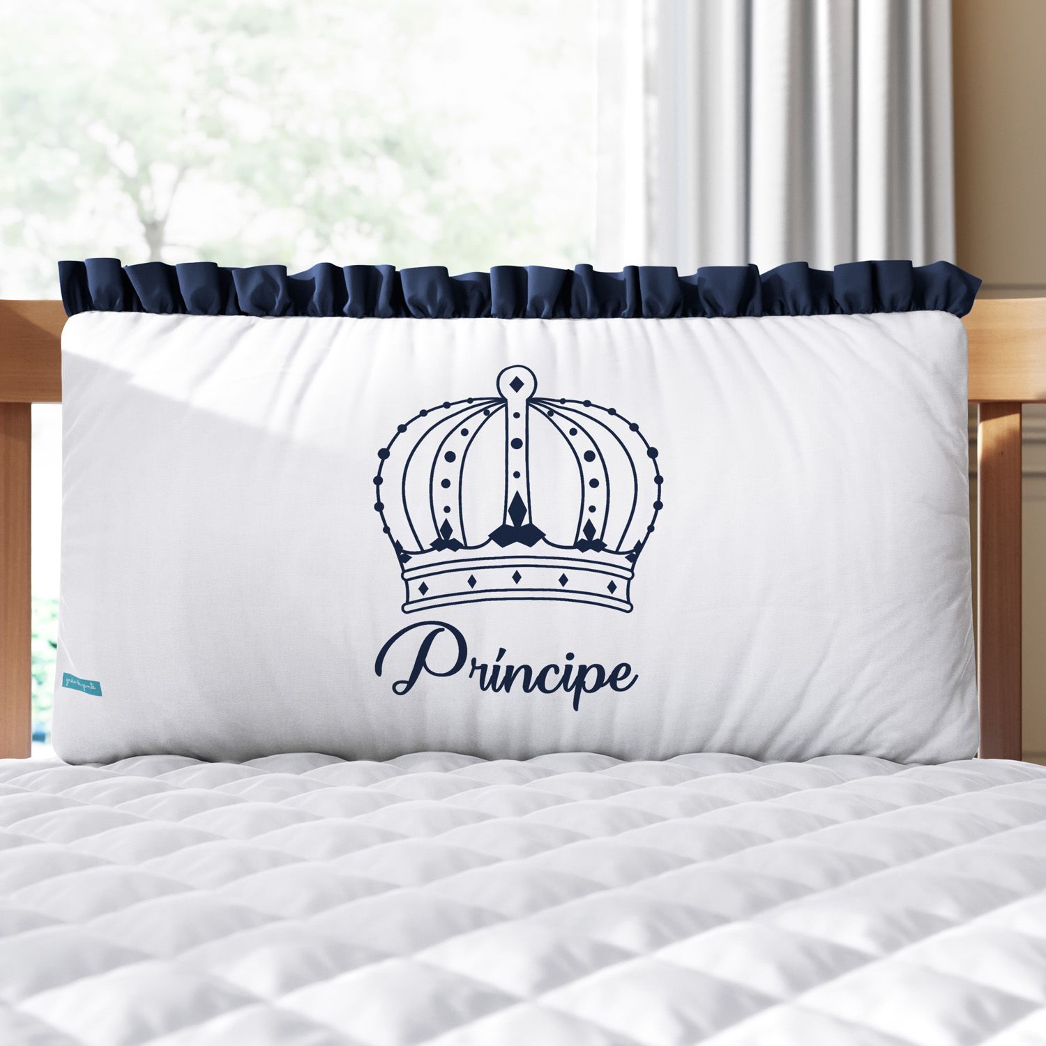 Kit Mini Berço Trança Menina Princesa Rosa