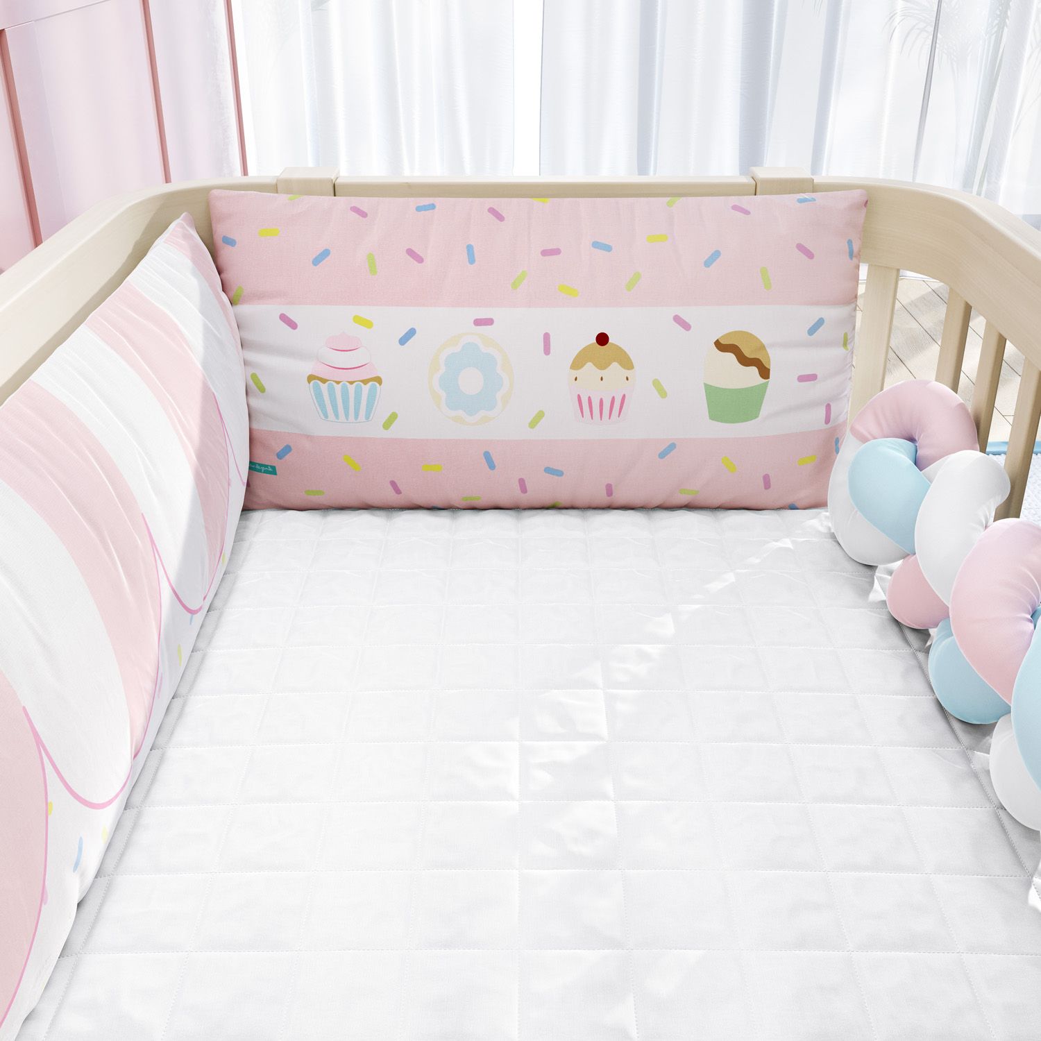 Kit Mini Berço Trança Doce Encanto