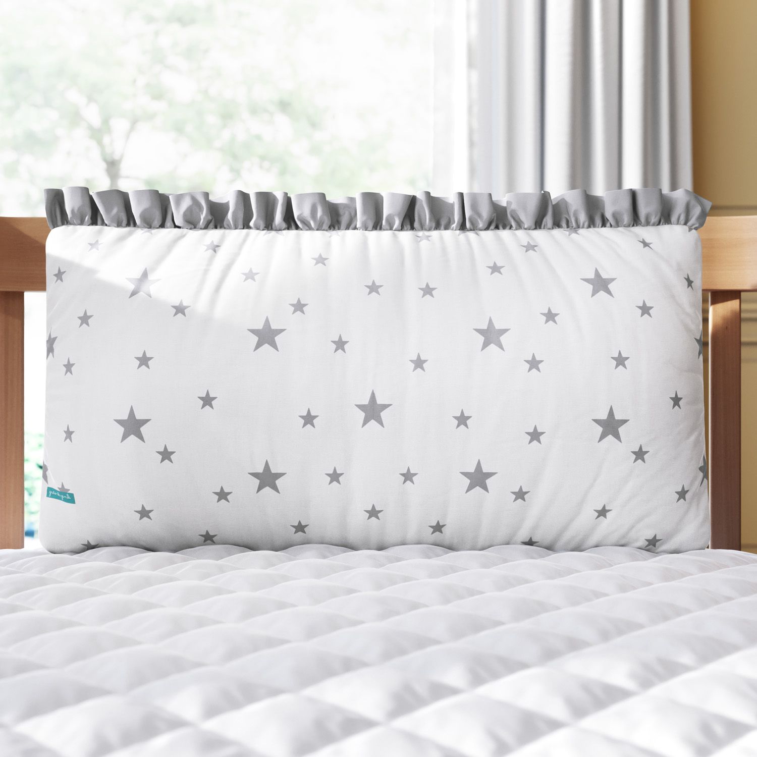 Kit Mini Berço Trança Estrelinha Rosa