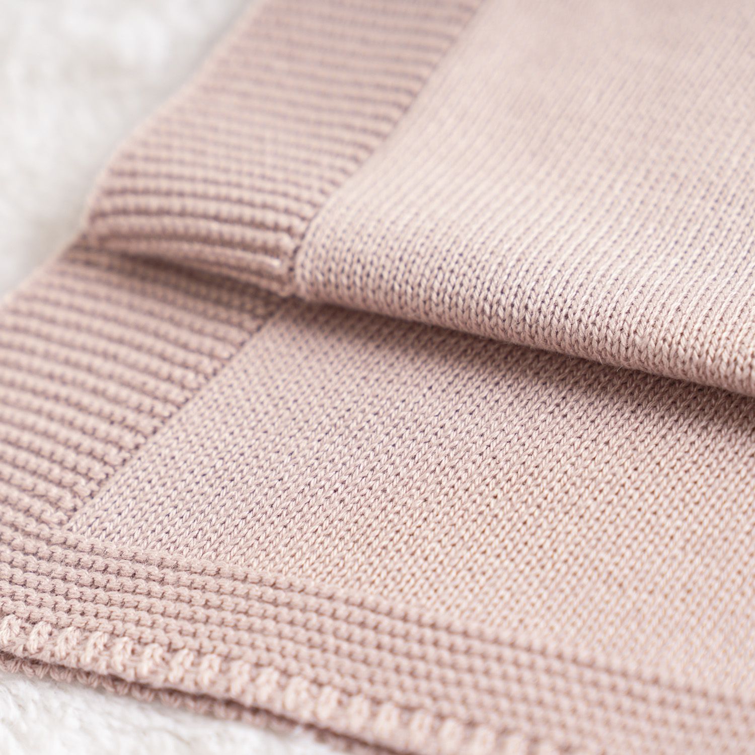 Saída Maternidade Tricot Jacquard Mamãe Coruja Nude Rosé 02 Peças