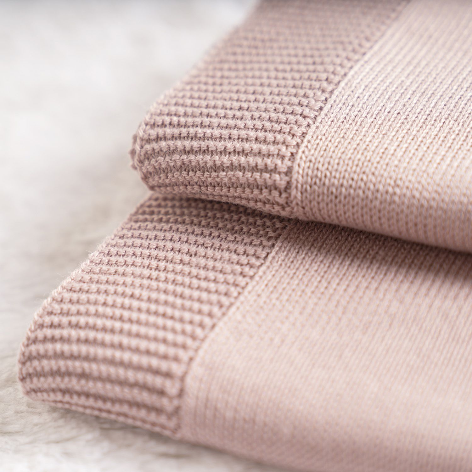 Saída Maternidade Tricot Jacquard Mamãe Coruja Nude Rosé 02 Peças