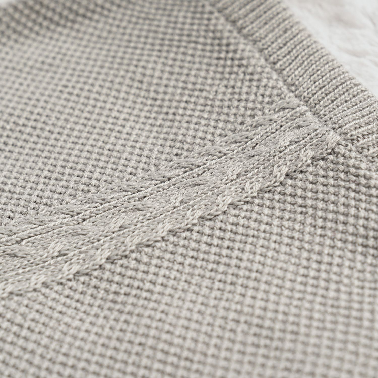 Saída Maternidade Tricot Casaquinho Monarca Cinza 03 Peças