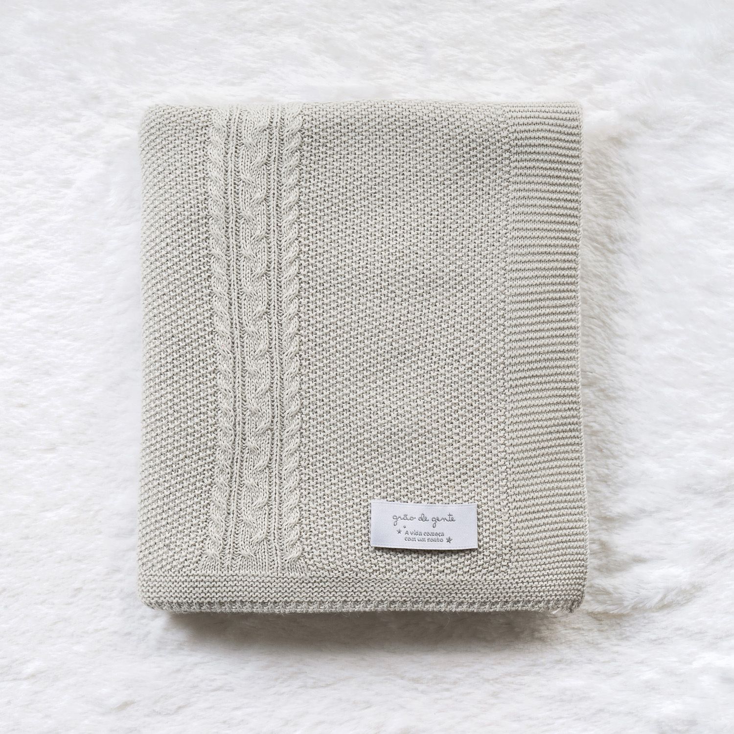 Saída Maternidade Tricot Casaquinho Monarca Cinza 03 Peças