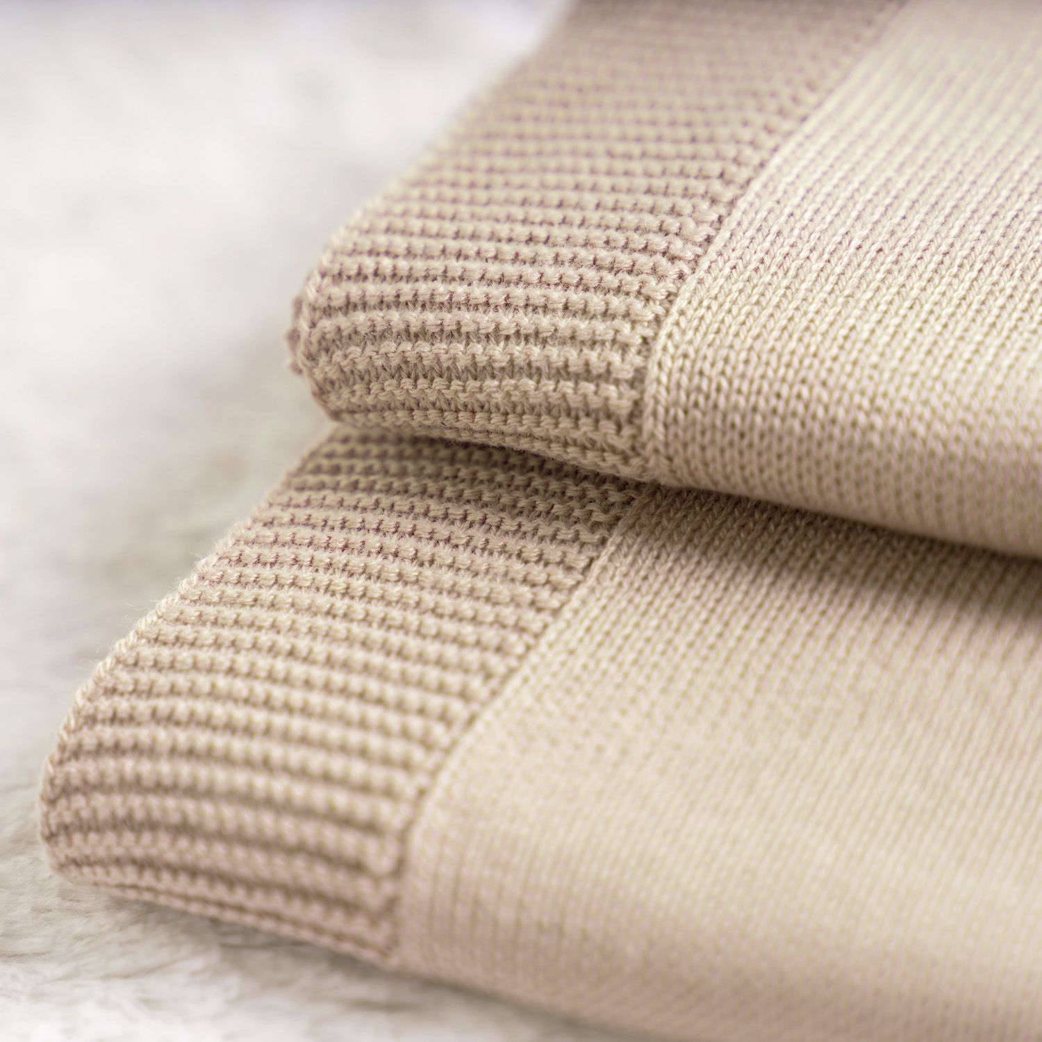 Manta Bebê Tricot Clássico Amarelo Jasmim 80cm