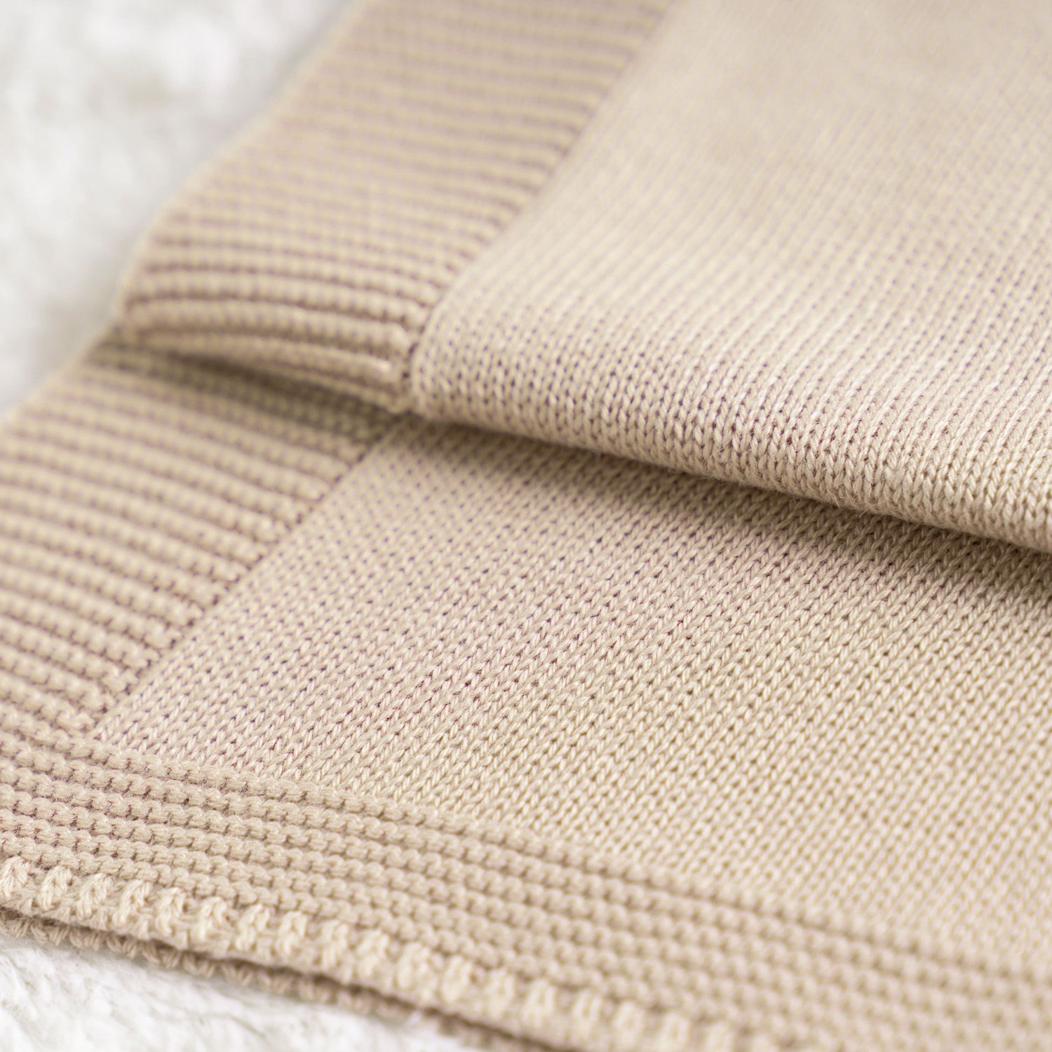 Manta Bebê Tricot Clássico Amarelo Jasmim 80cm