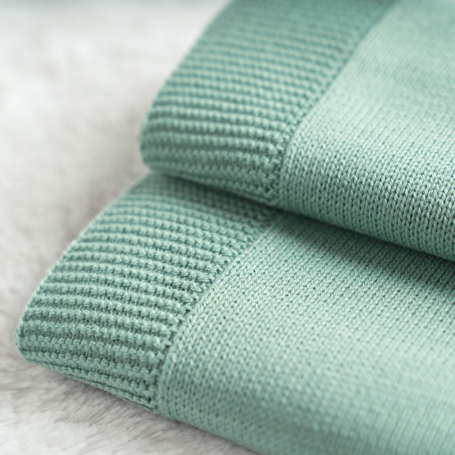 Manta Bebê Tricot Clássico Amarelo Jasmim 80cm