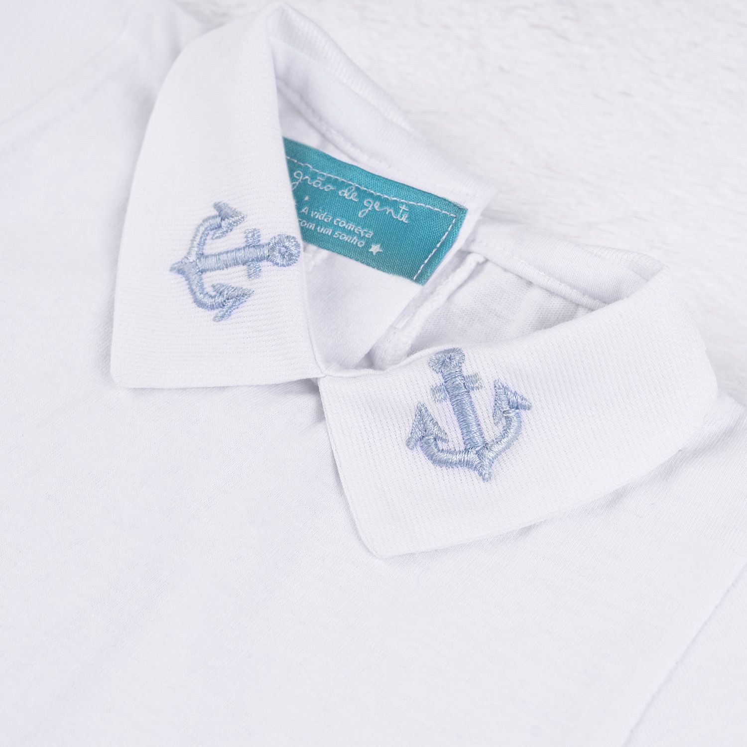 Saída Maternidade Tricot Navy Azul 03 Peças