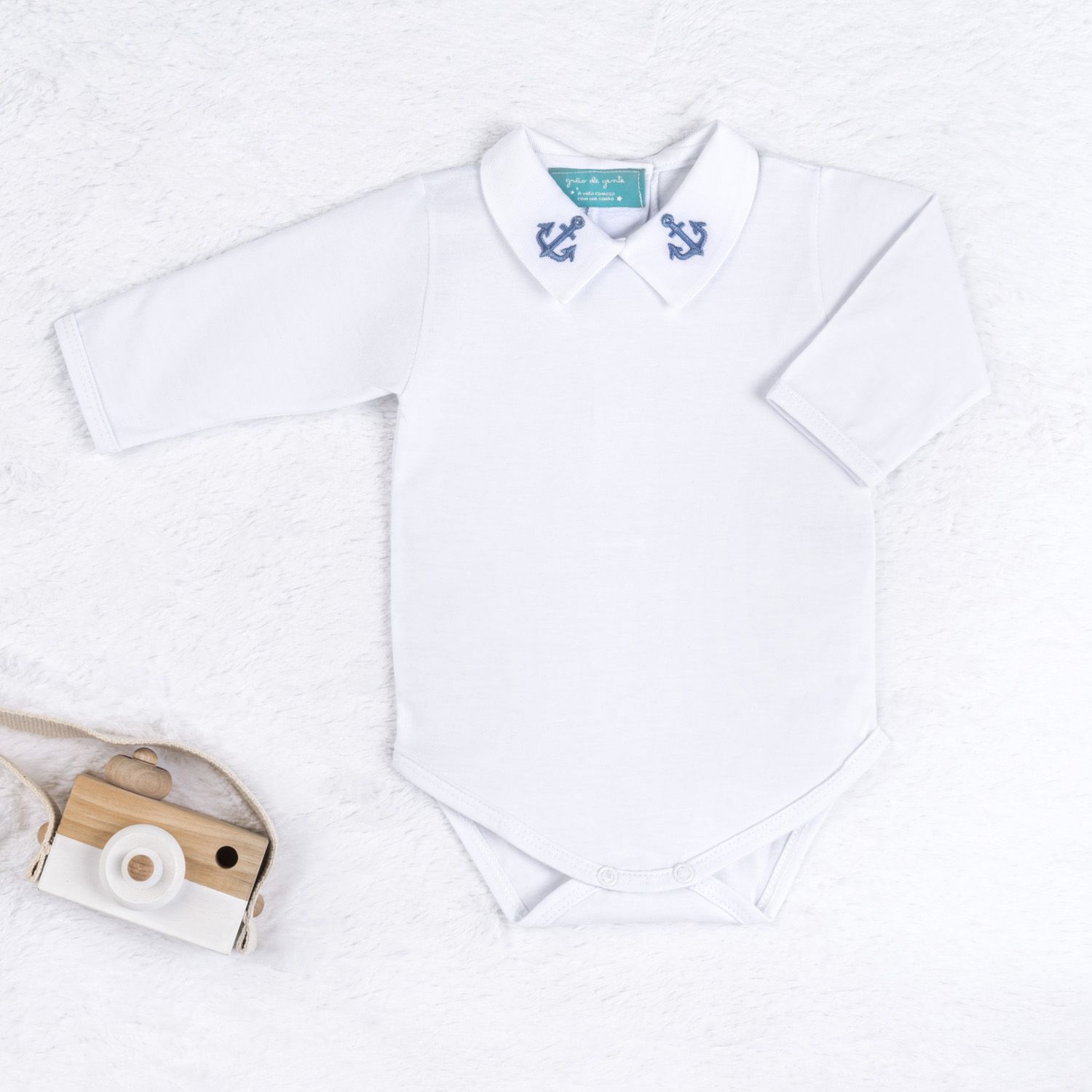 Saída Maternidade Tricot Navy Azul 03 Peças