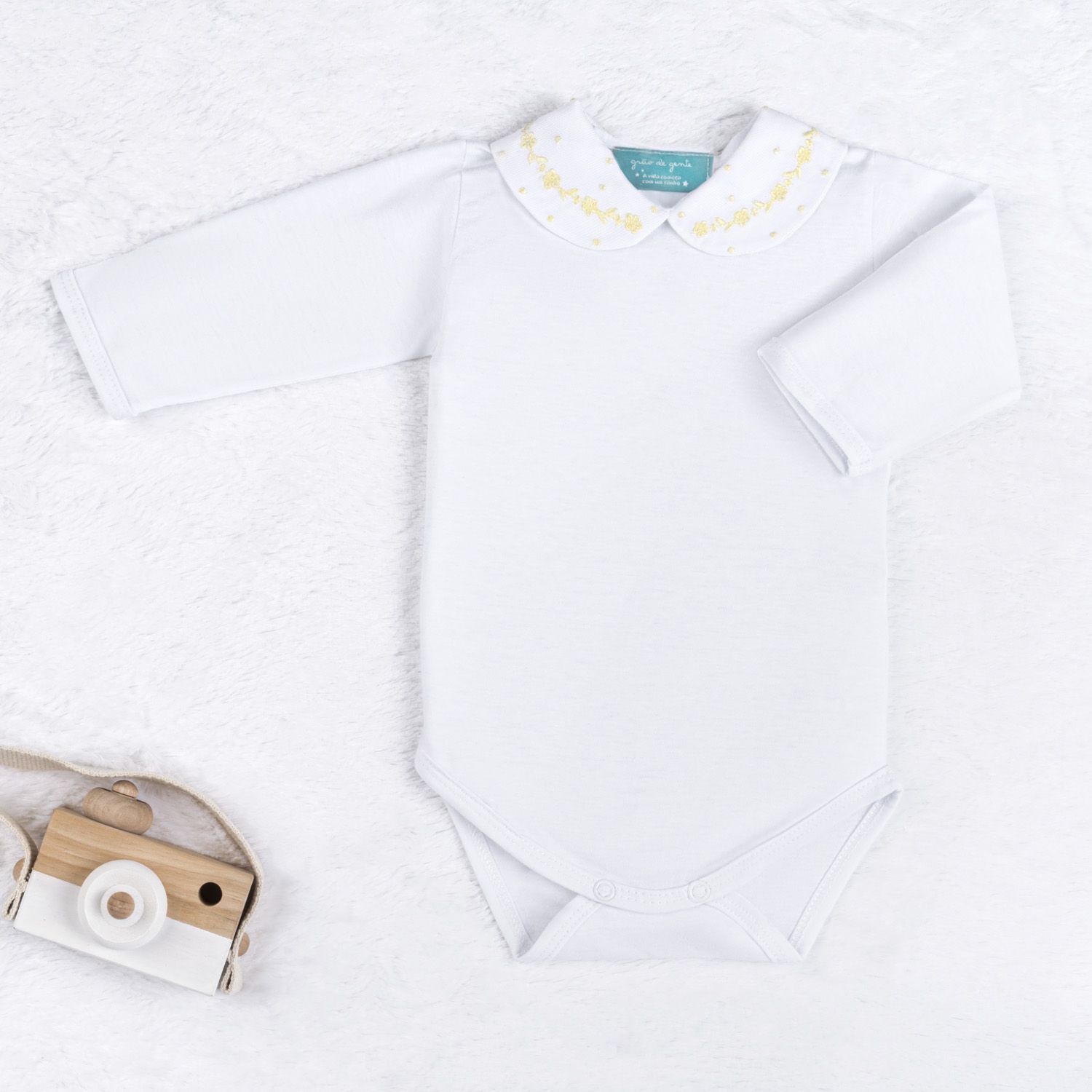 Saída Maternidade Tricot Marselha com Pérola Rosa 03 Peças