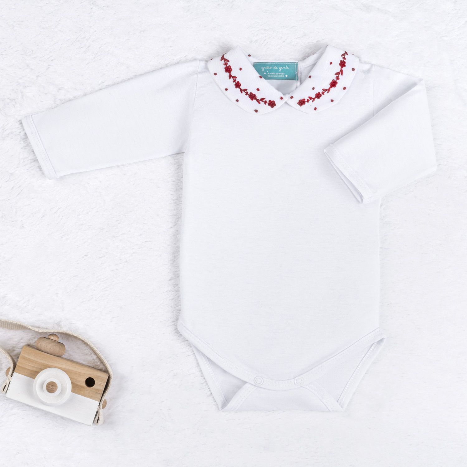 Saída Maternidade Tricot Marselha com Pérola Rosa 03 Peças