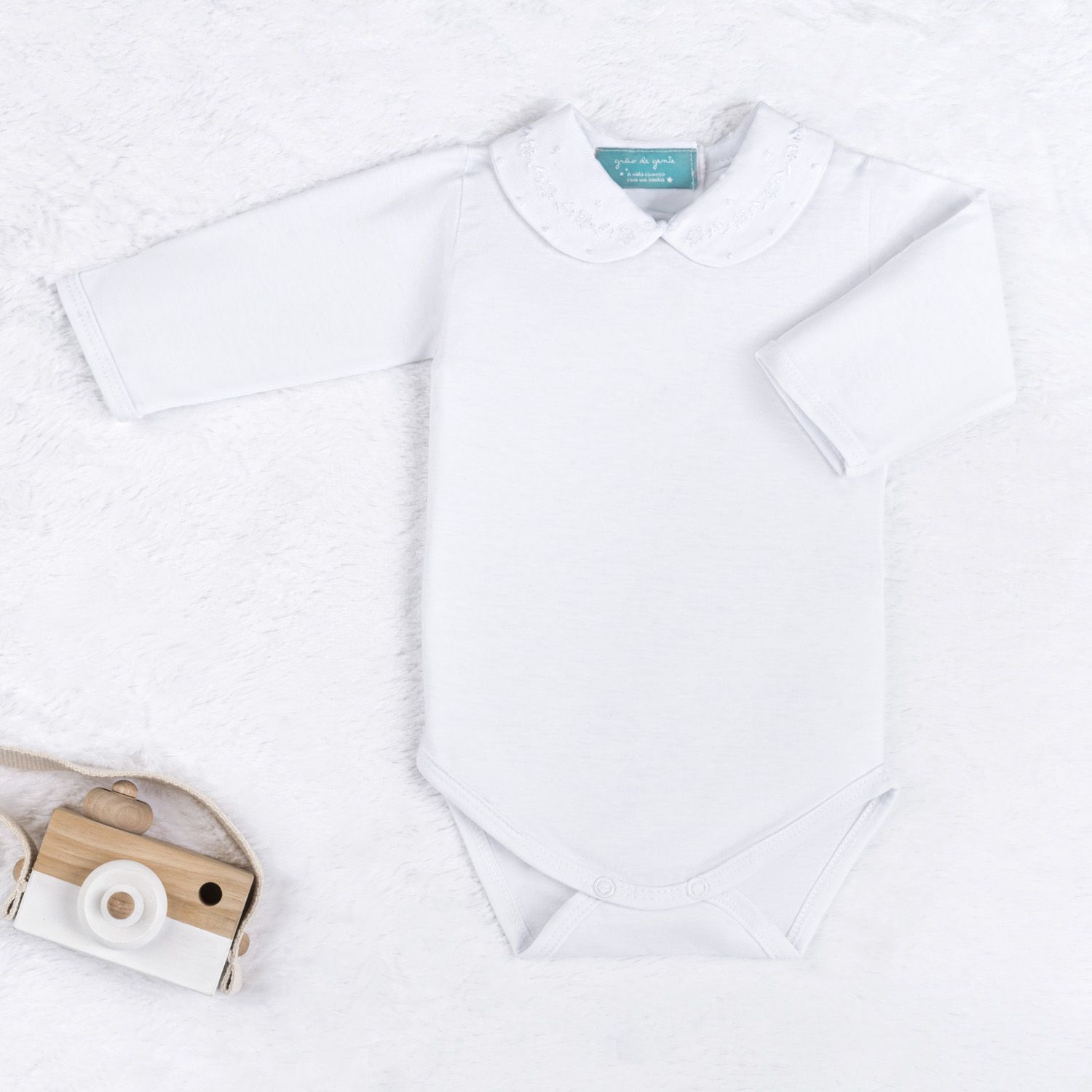 Saída Maternidade Tricot Marselha com Pérola Rosa 03 Peças