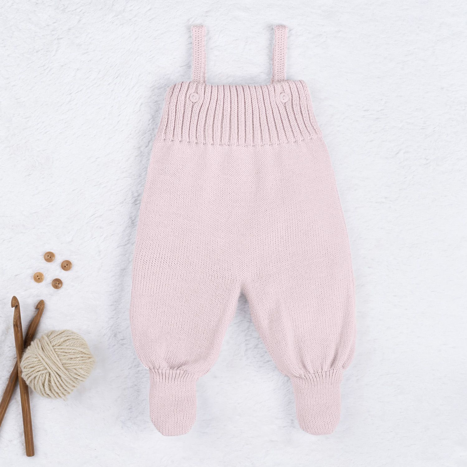 Saída Maternidade Tricot com Body Gola Bebê Amarelo 03 Peças