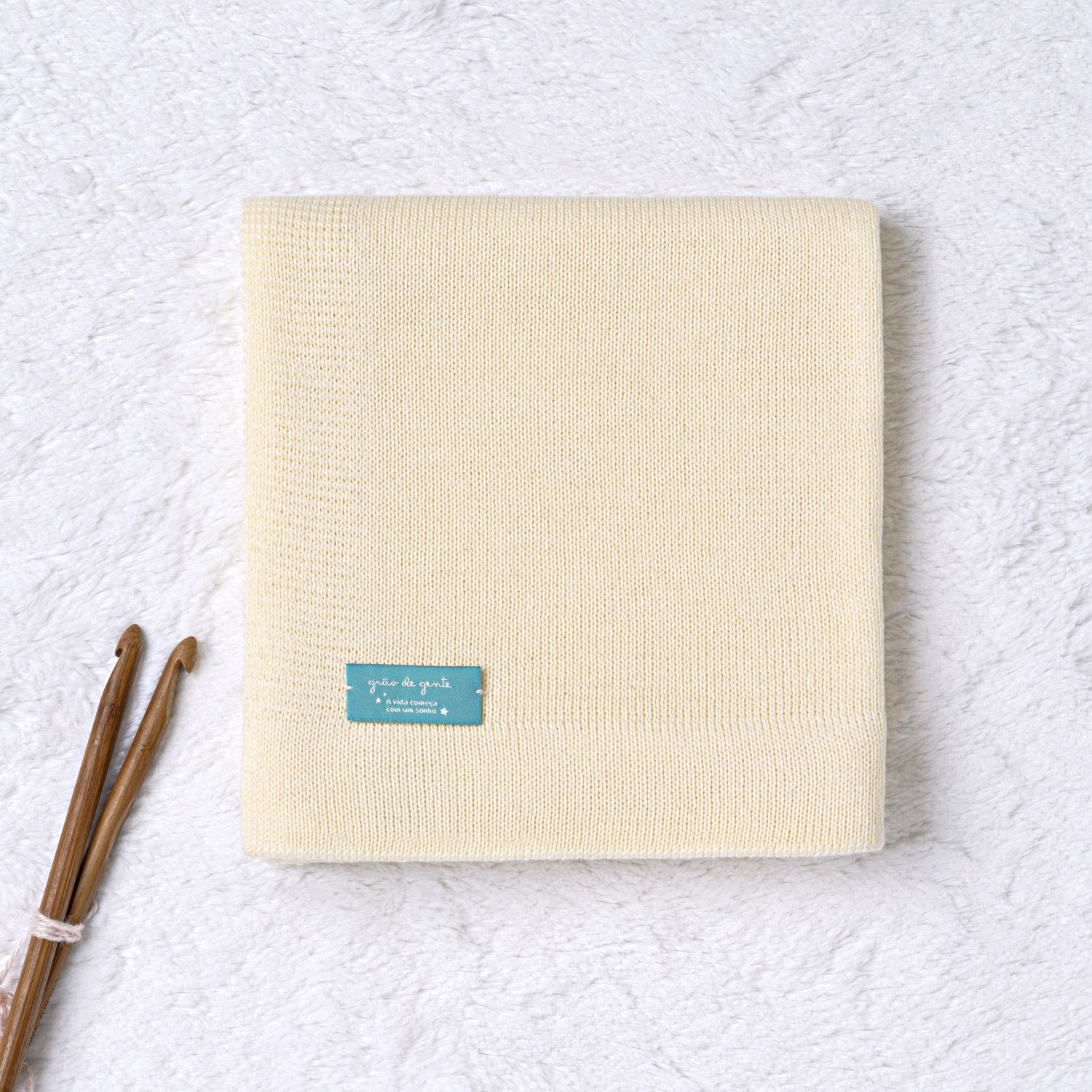 Saída Maternidade Tricot Reizinho Azul Marinho e Cinza 03 Peças