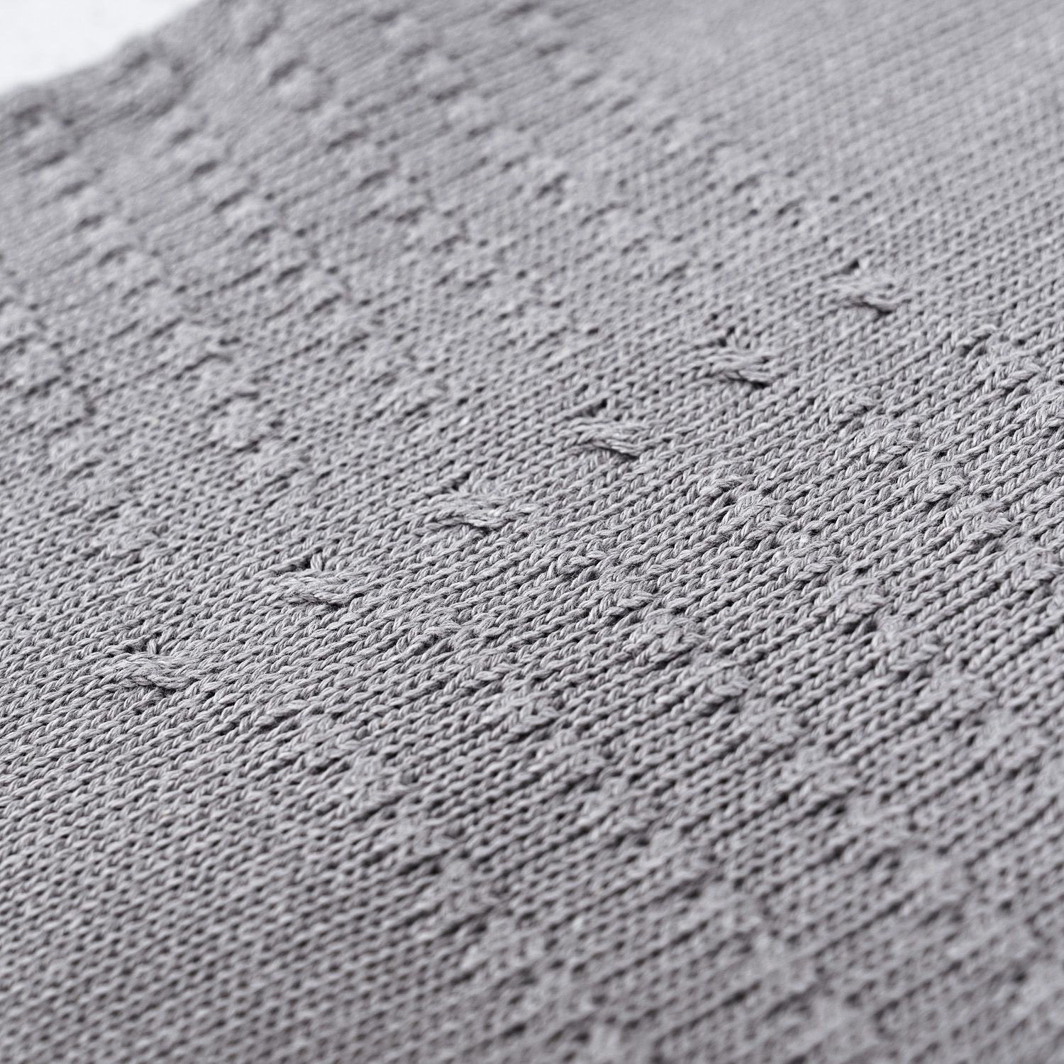 Saída Maternidade Tricot com Macacão e Body Requinte Cinza 03 Peças