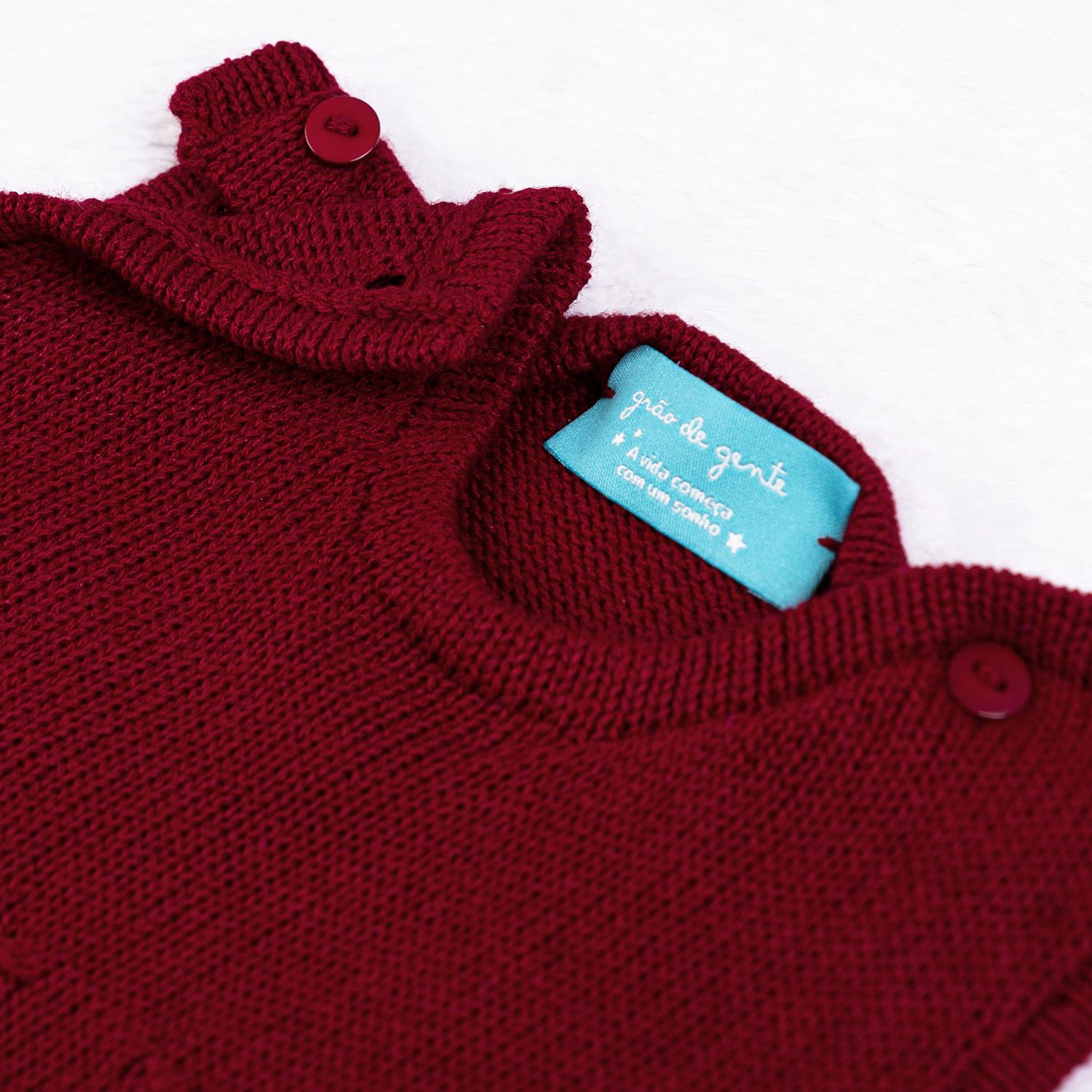 Saída Maternidade Tricot com Macacão e Body Requinte Cinza 03 Peças