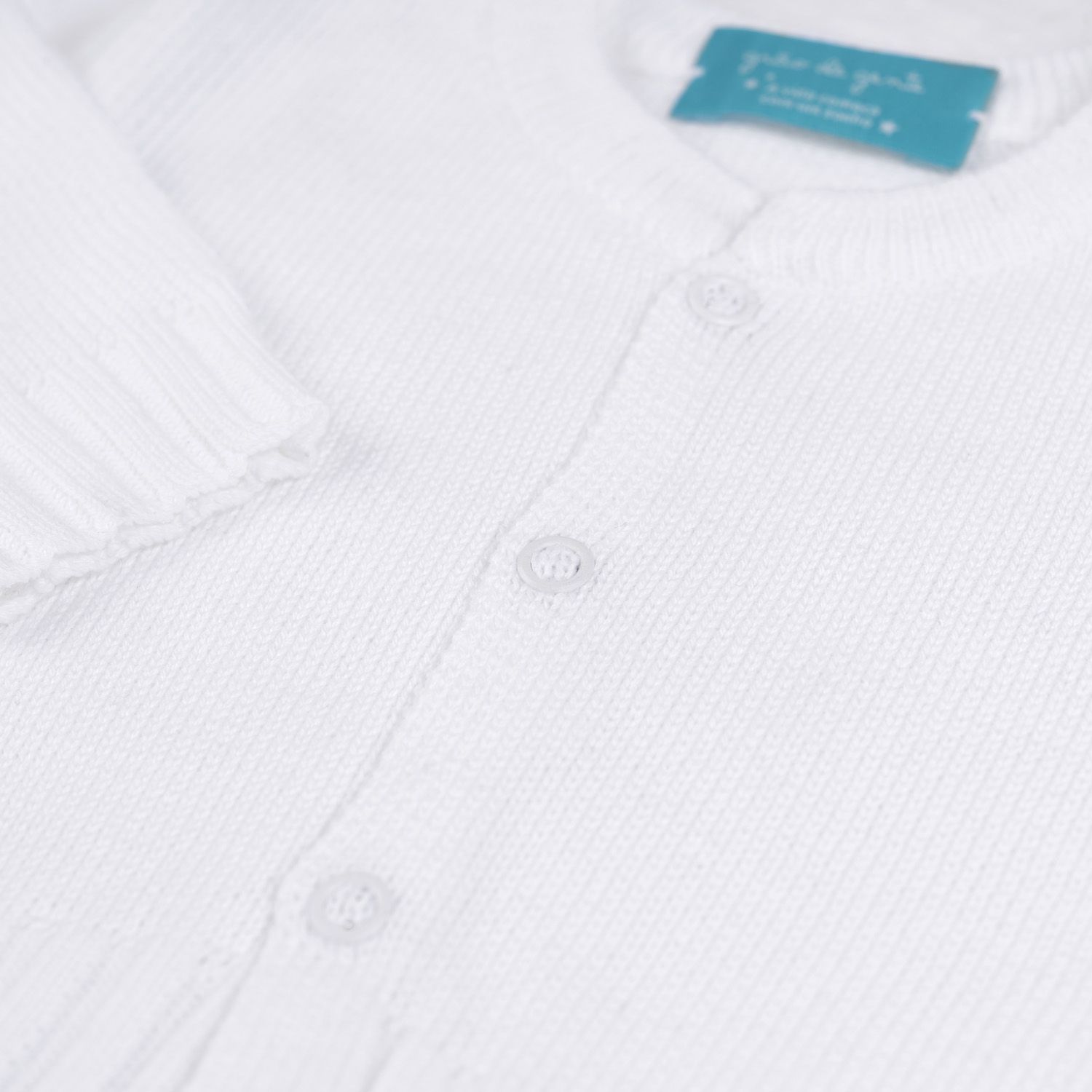 Saída Maternidade Tricot Urso Clássico Vermelho e Branco 04 Peças