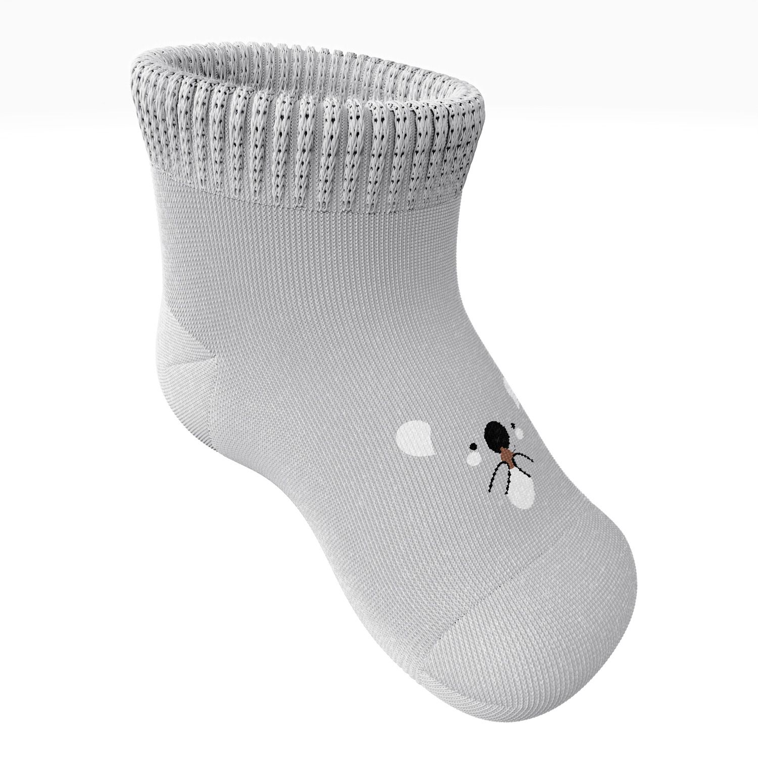 Meia Bebê Coala Bege