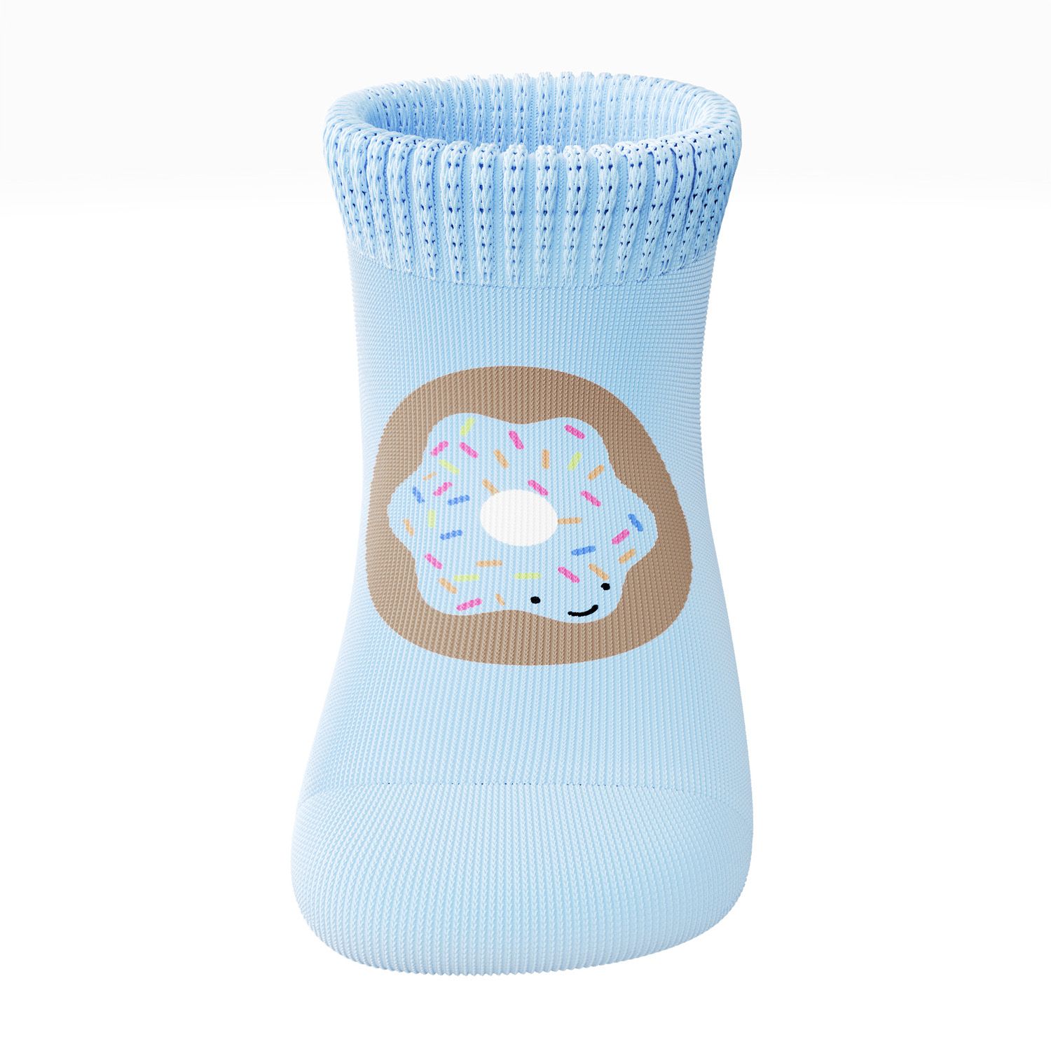 Meia Bebê Donuts Azul