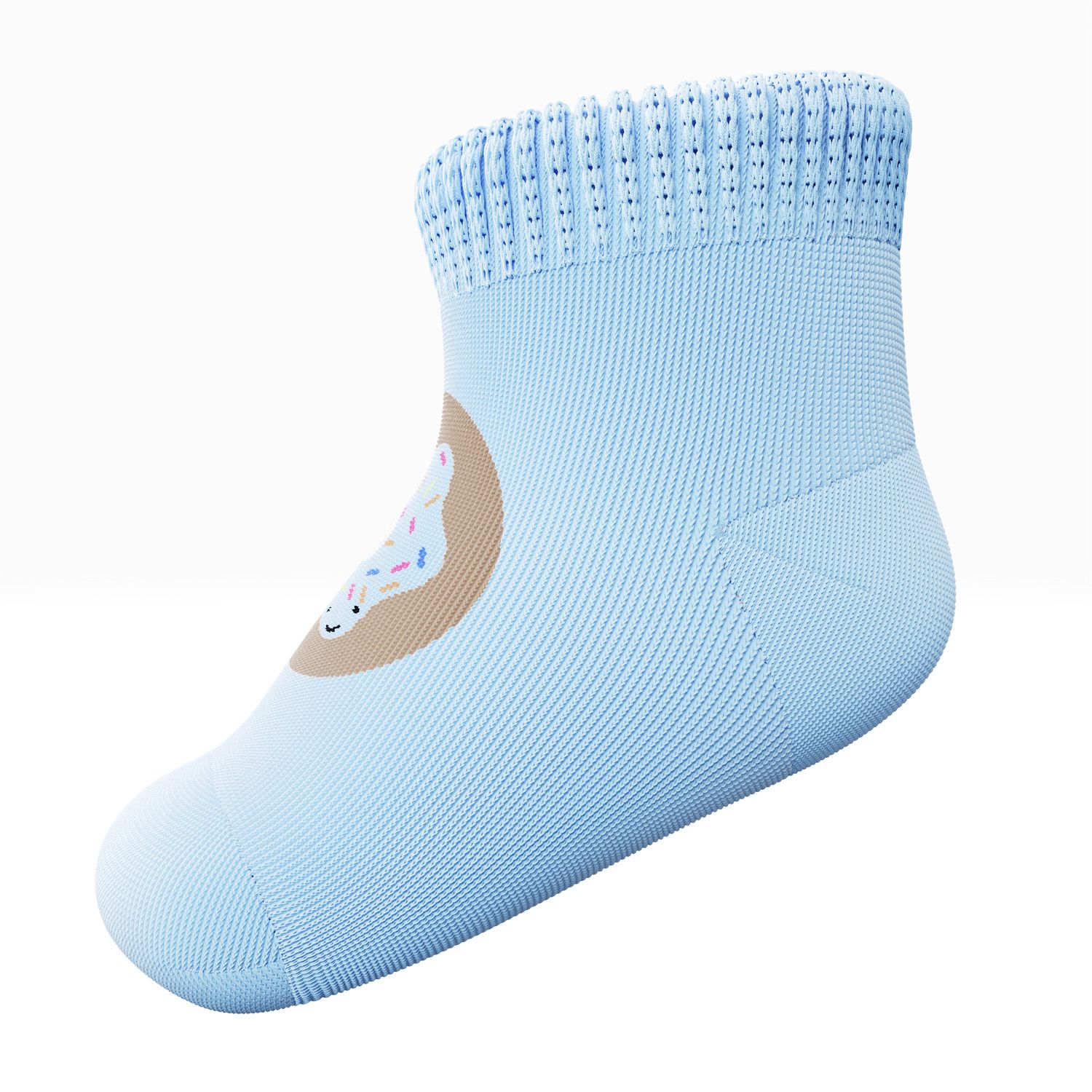 Meia Bebê Donuts Azul