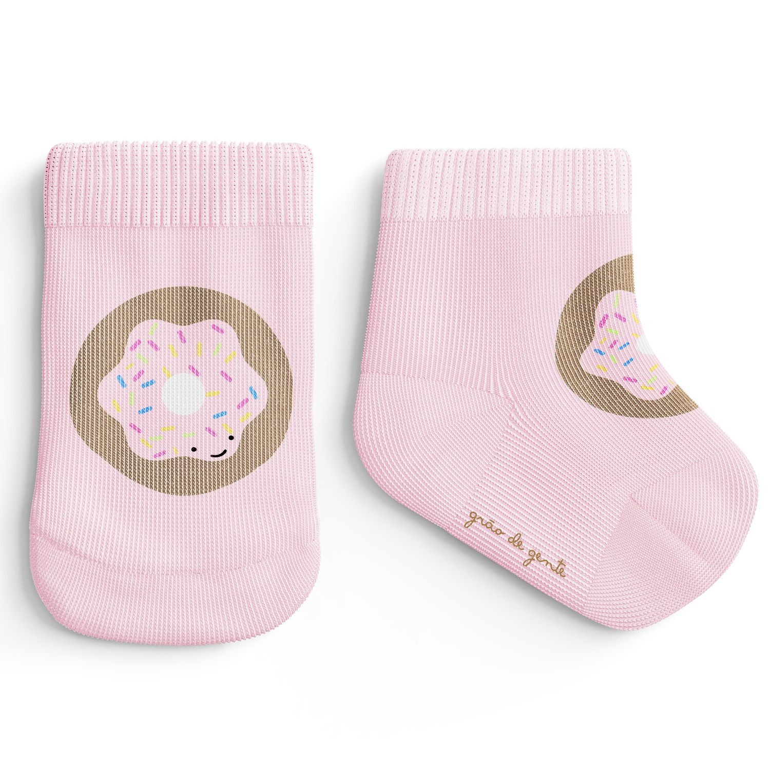 Meia Bebê Donuts Azul