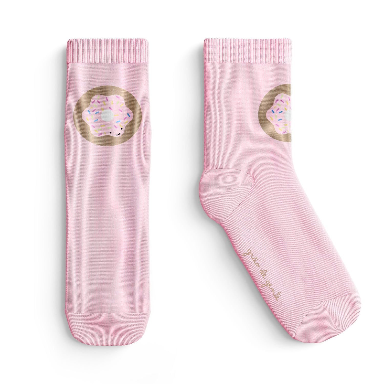 Meia Bebê Donuts Azul