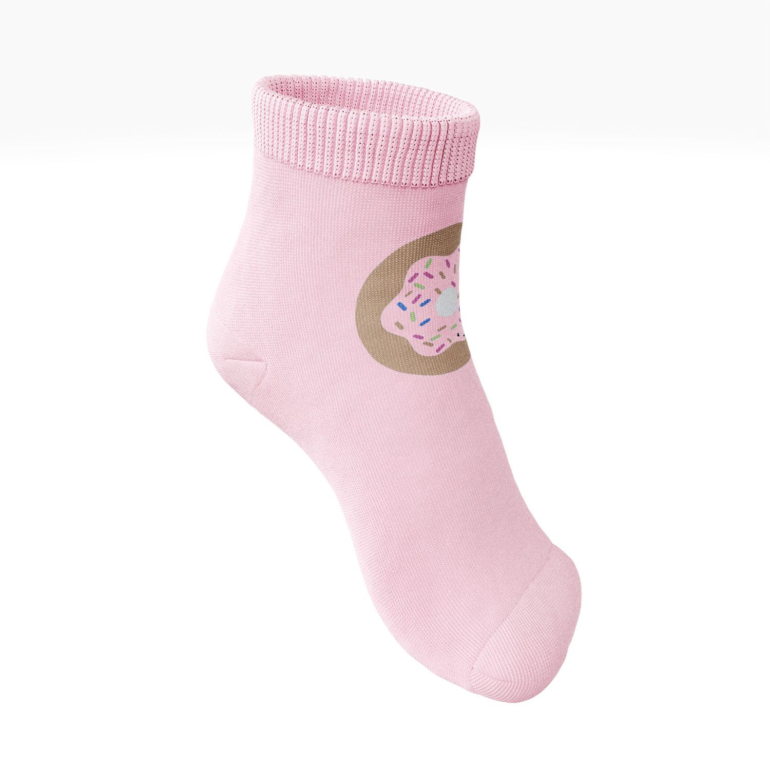 Meia Bebê Donuts Azul