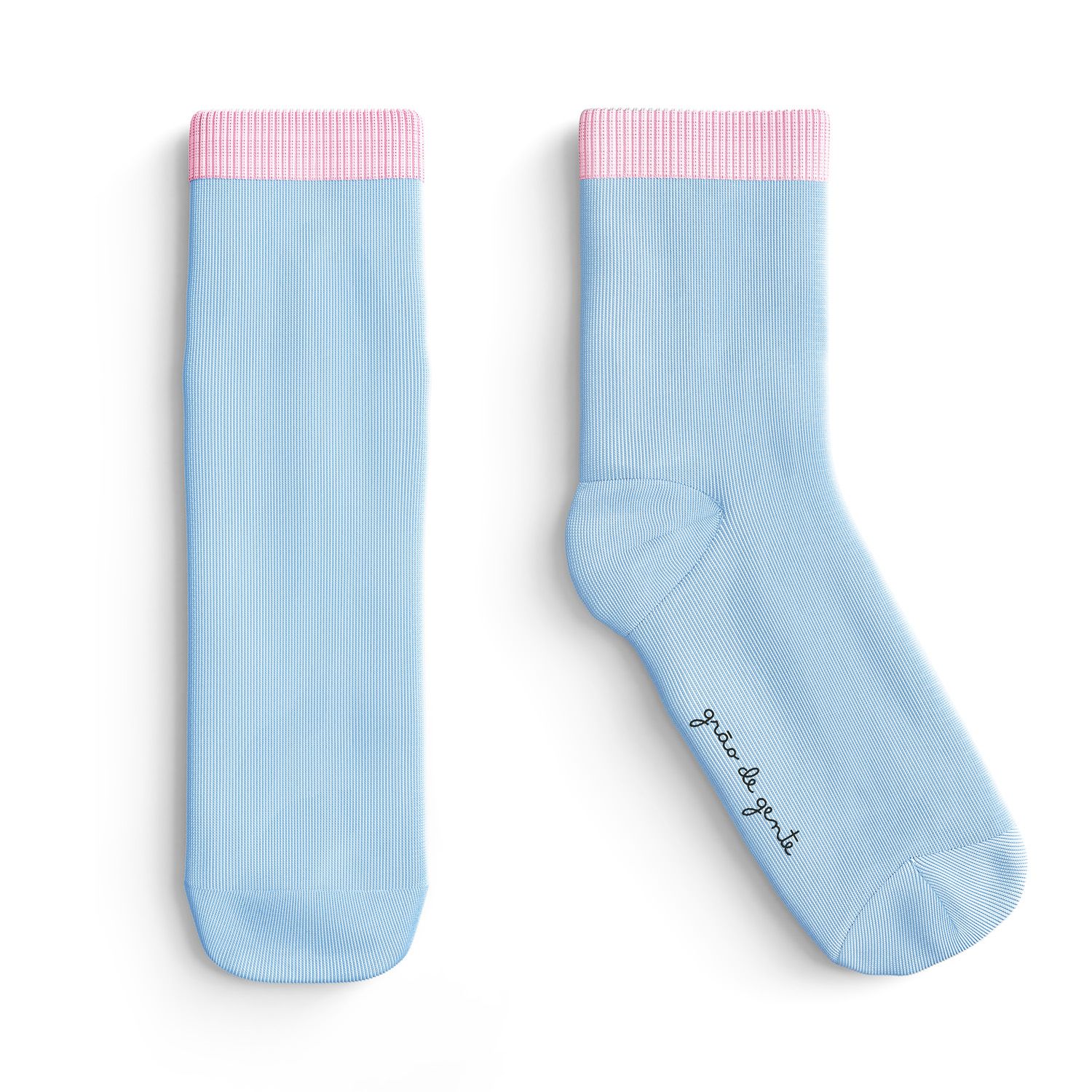 Meia Bebê Azul e Rosa