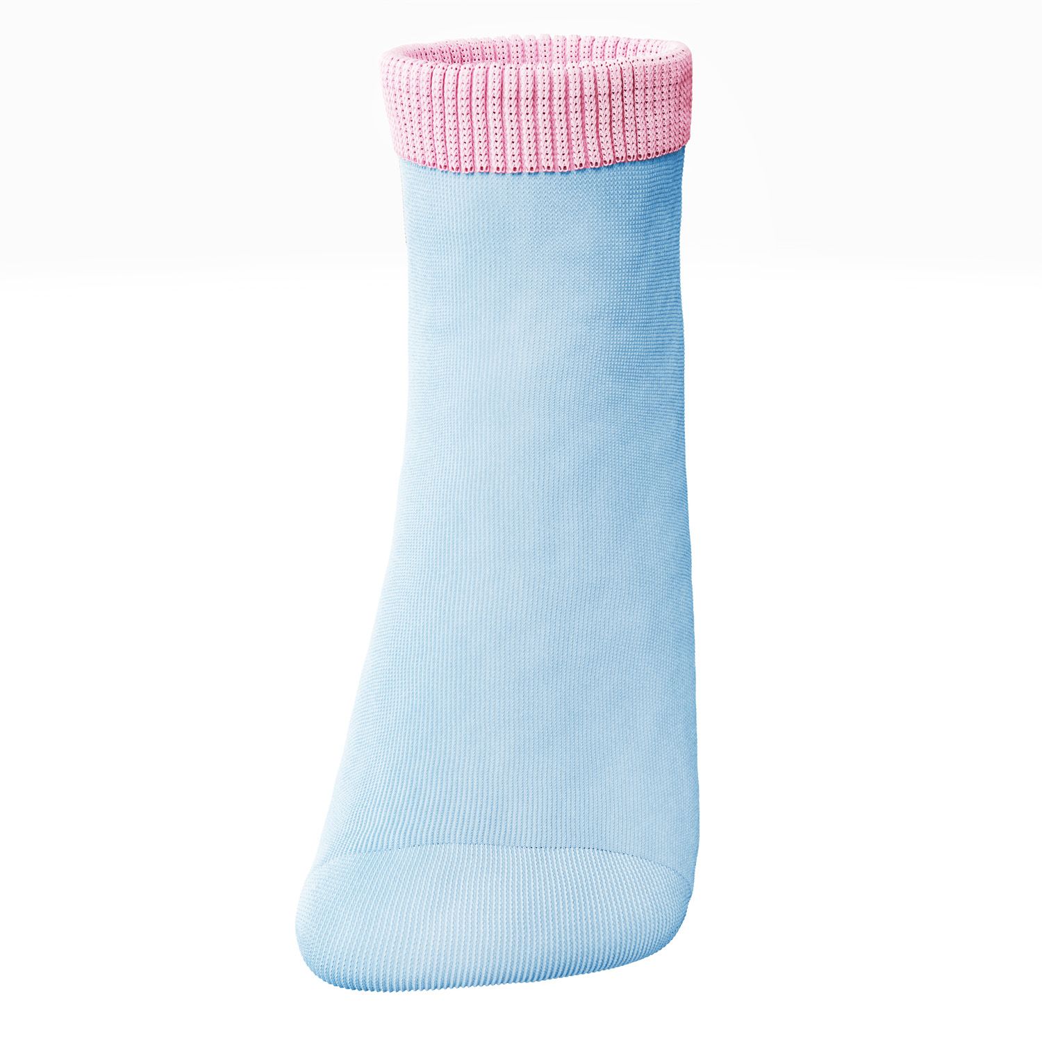 Meia Bebê Azul e Rosa