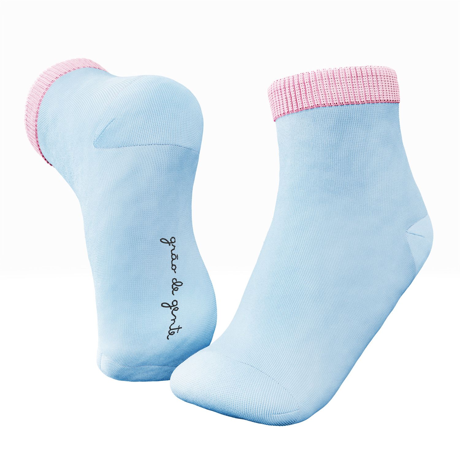 Meia Bebê Azul e Rosa