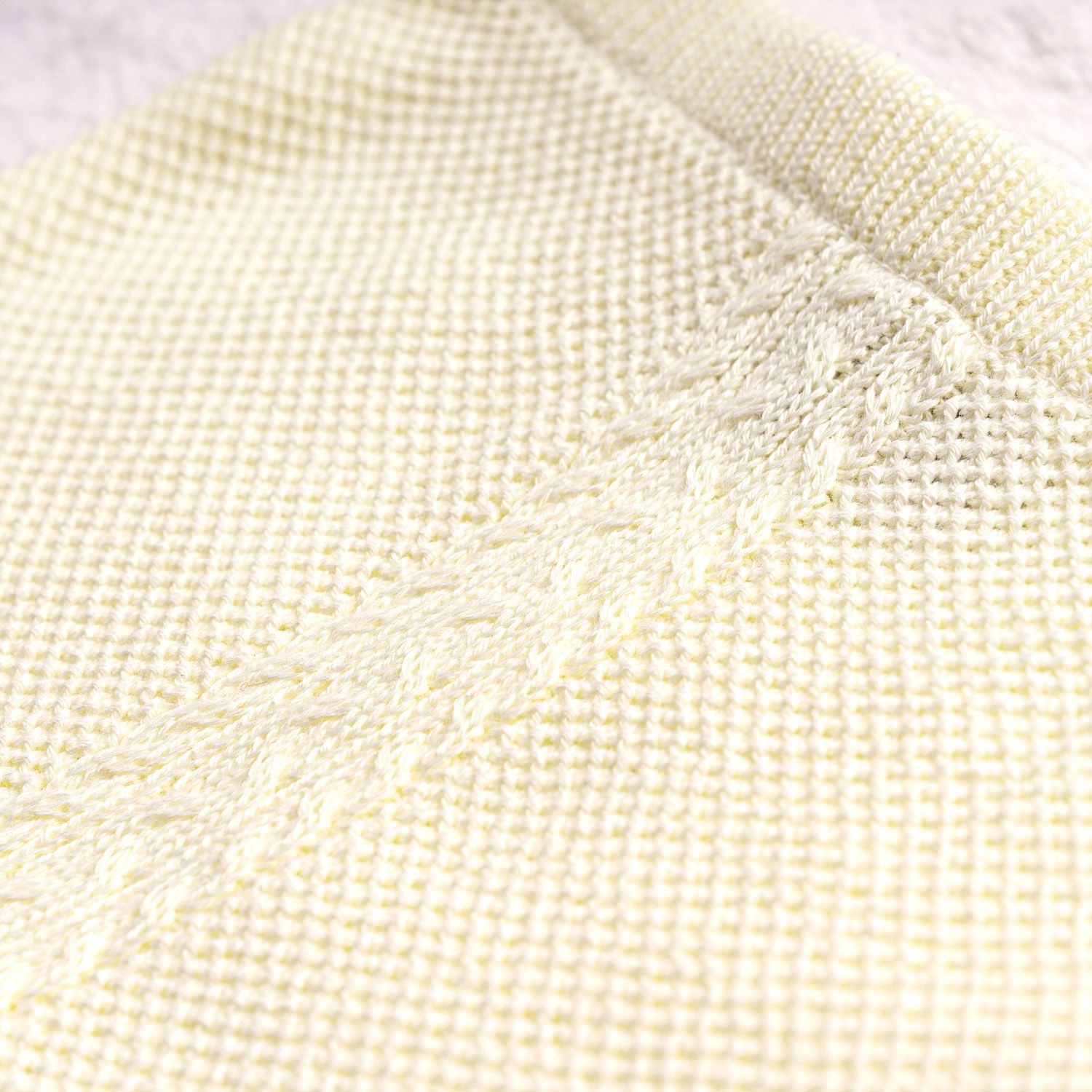 Calça Bebê Tricot Trança Rosa