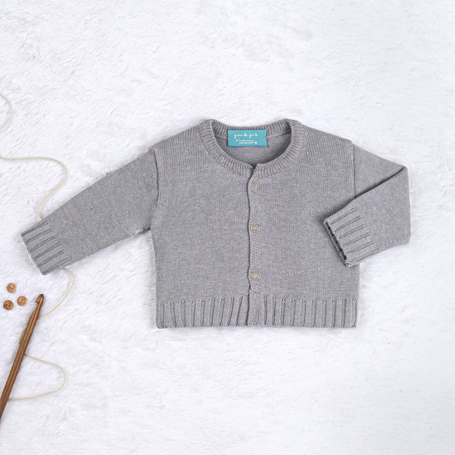 Casaquinho Tricot Básico Vermelho