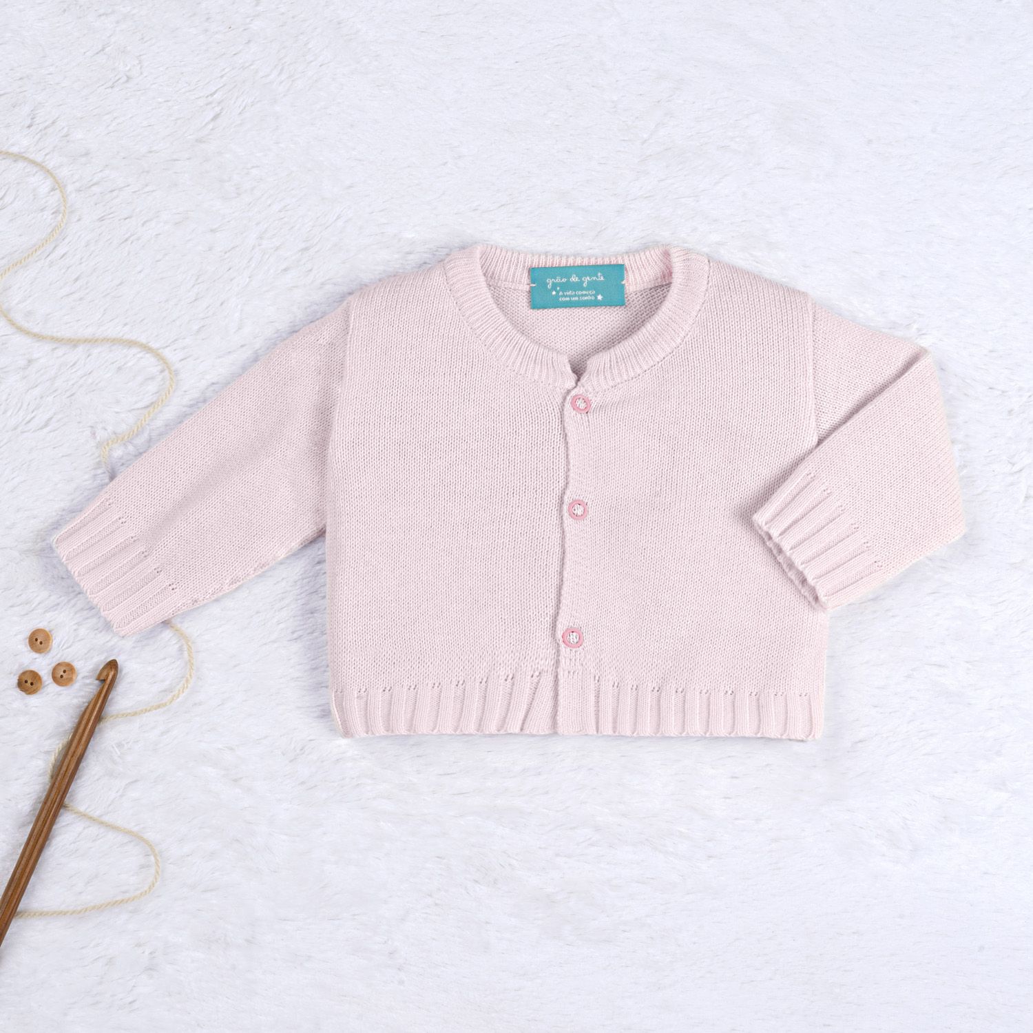 Casaquinho Tricot Básico Vermelho