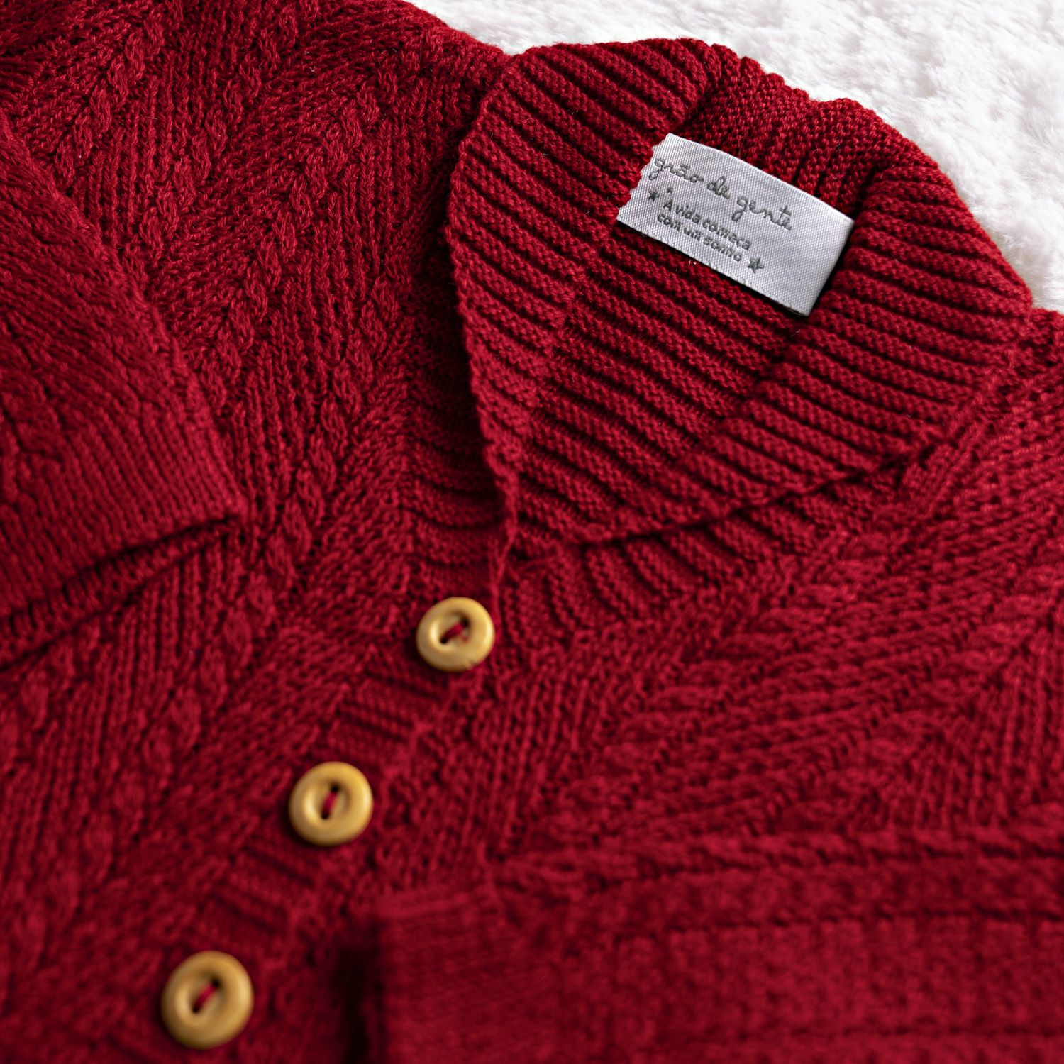 Casaquinho Tricot Monarca Cinza