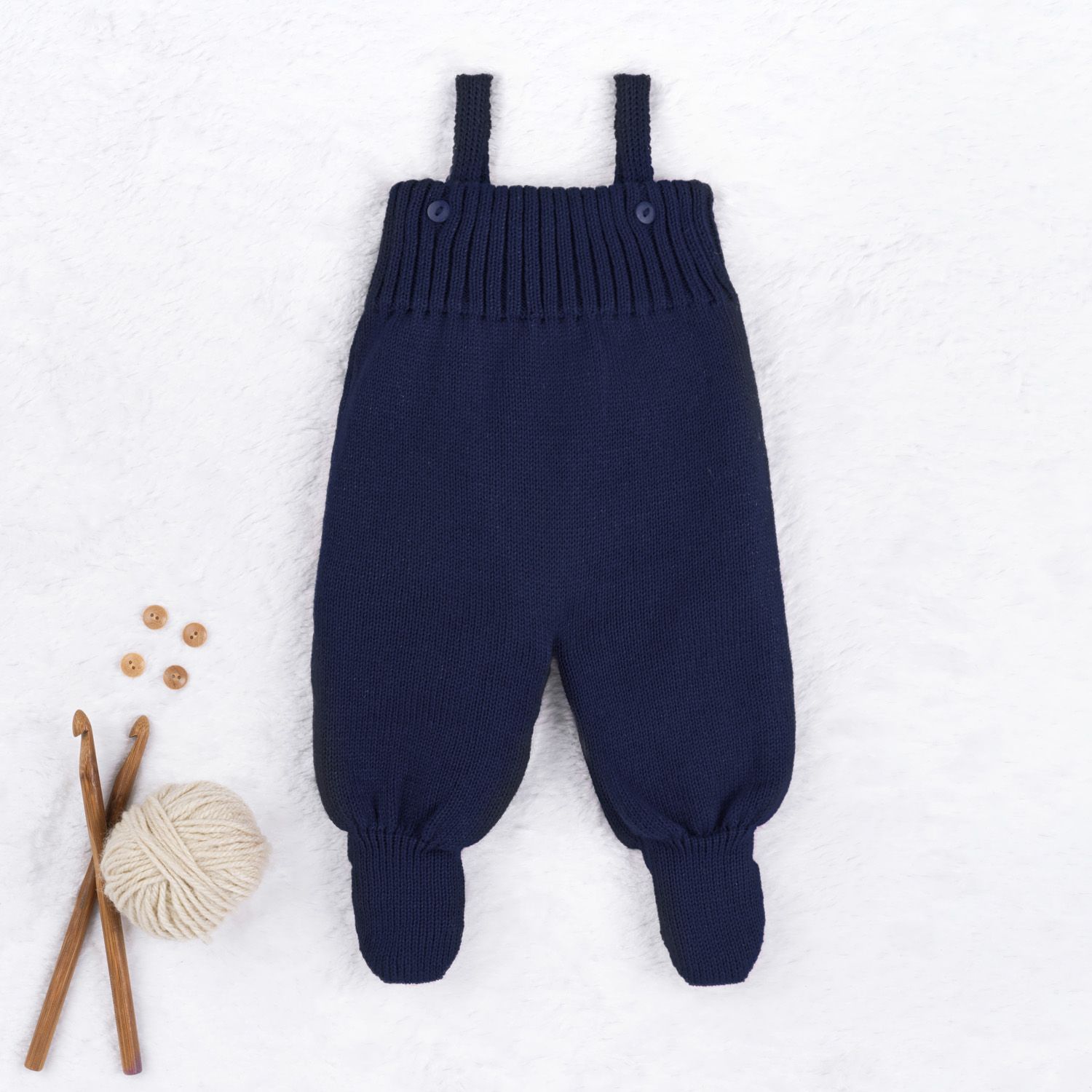 Jardineira Tricot Canelado com Botões Amarelo