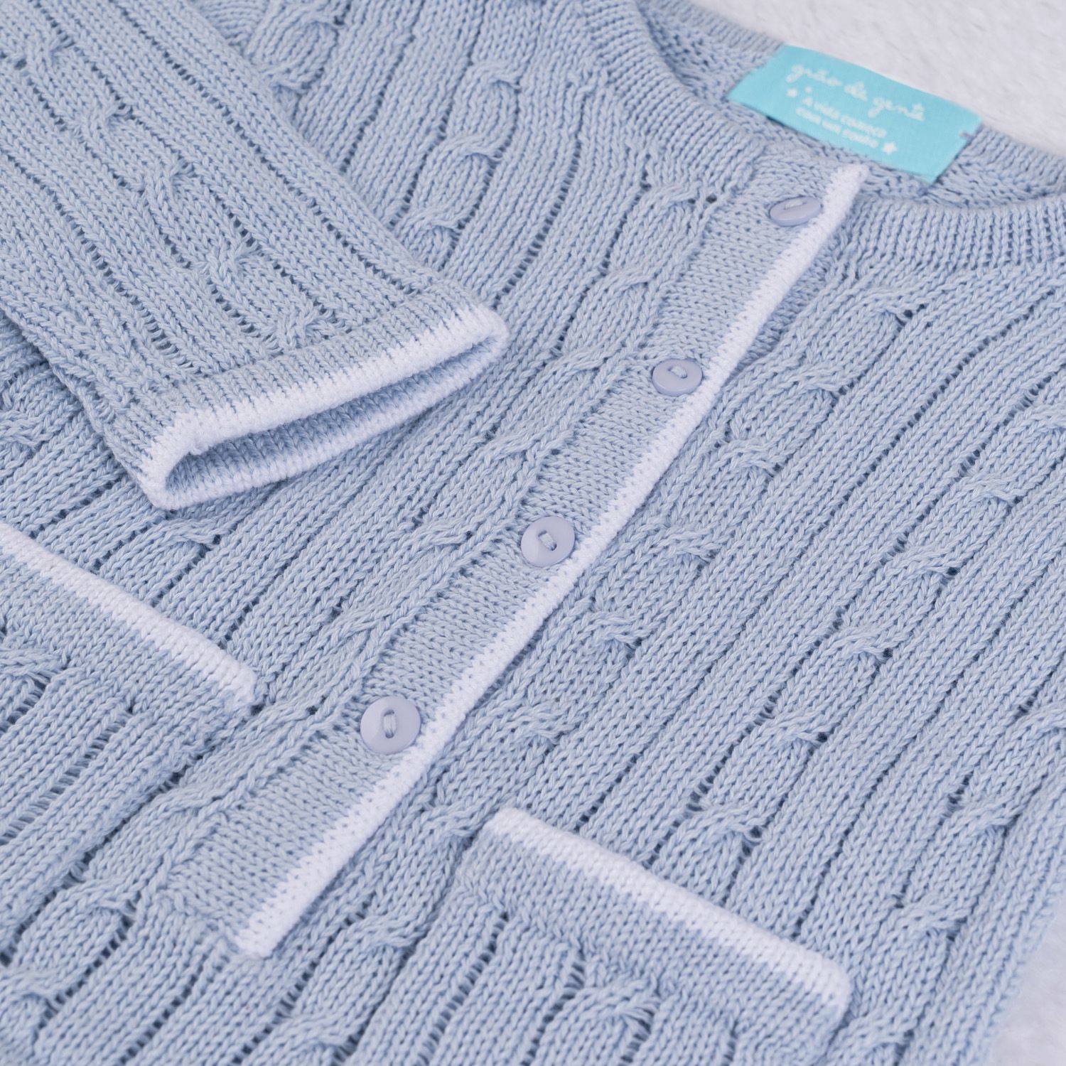 Macacão Tricot Trança Navy Azul Marinho