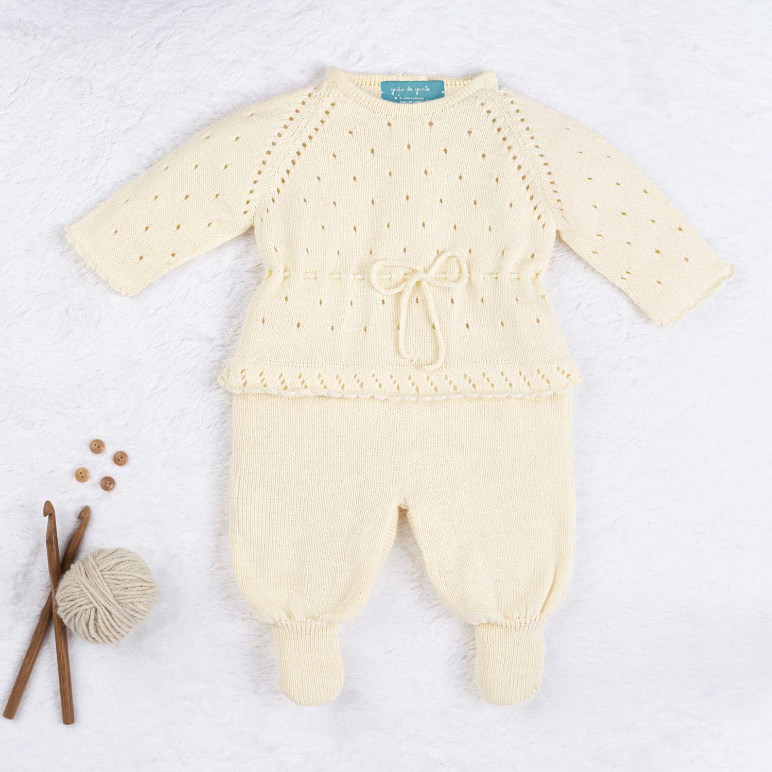 Macacão Tricot Camélia Rosa