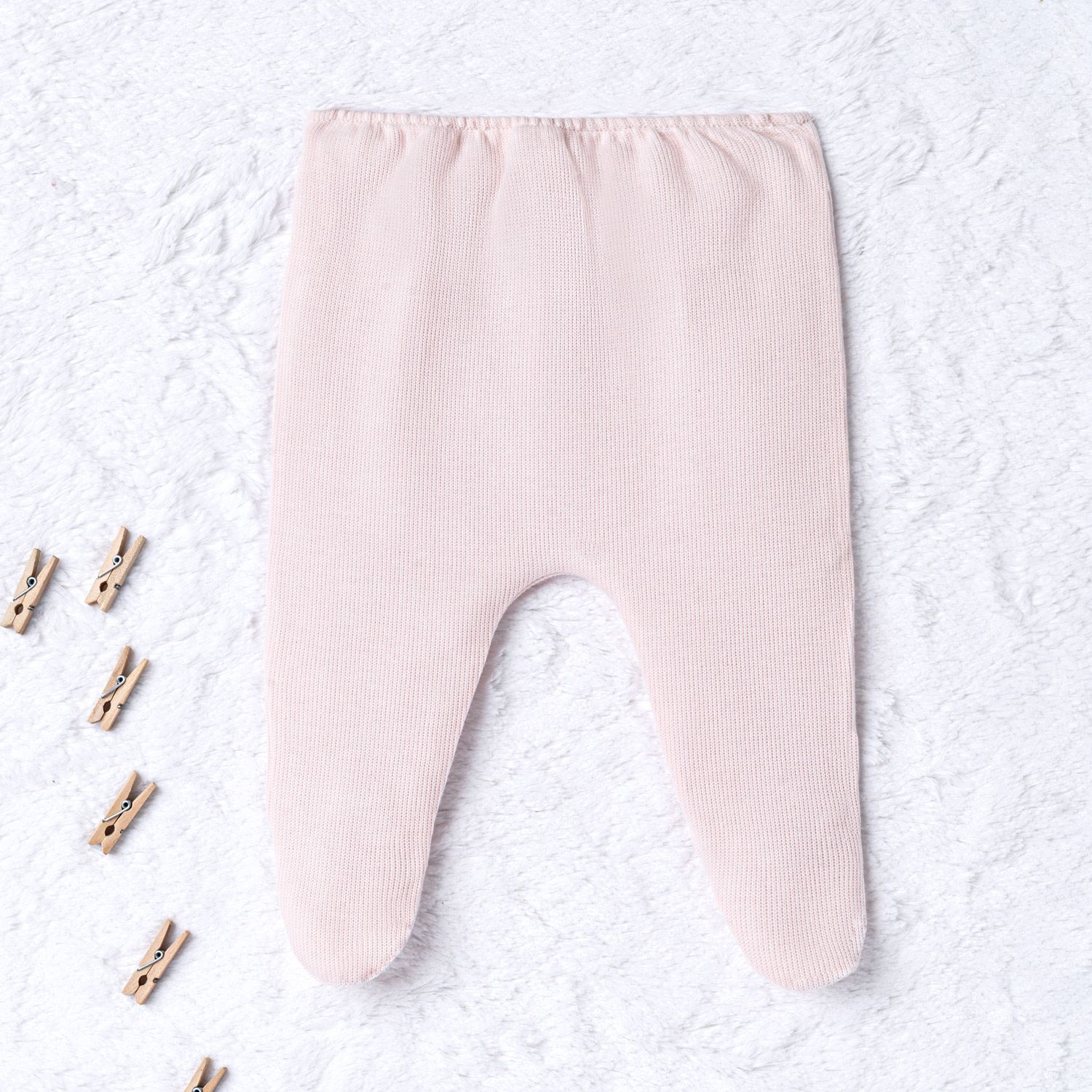 Calça Bebê Malha Tricotada Azul Marinho