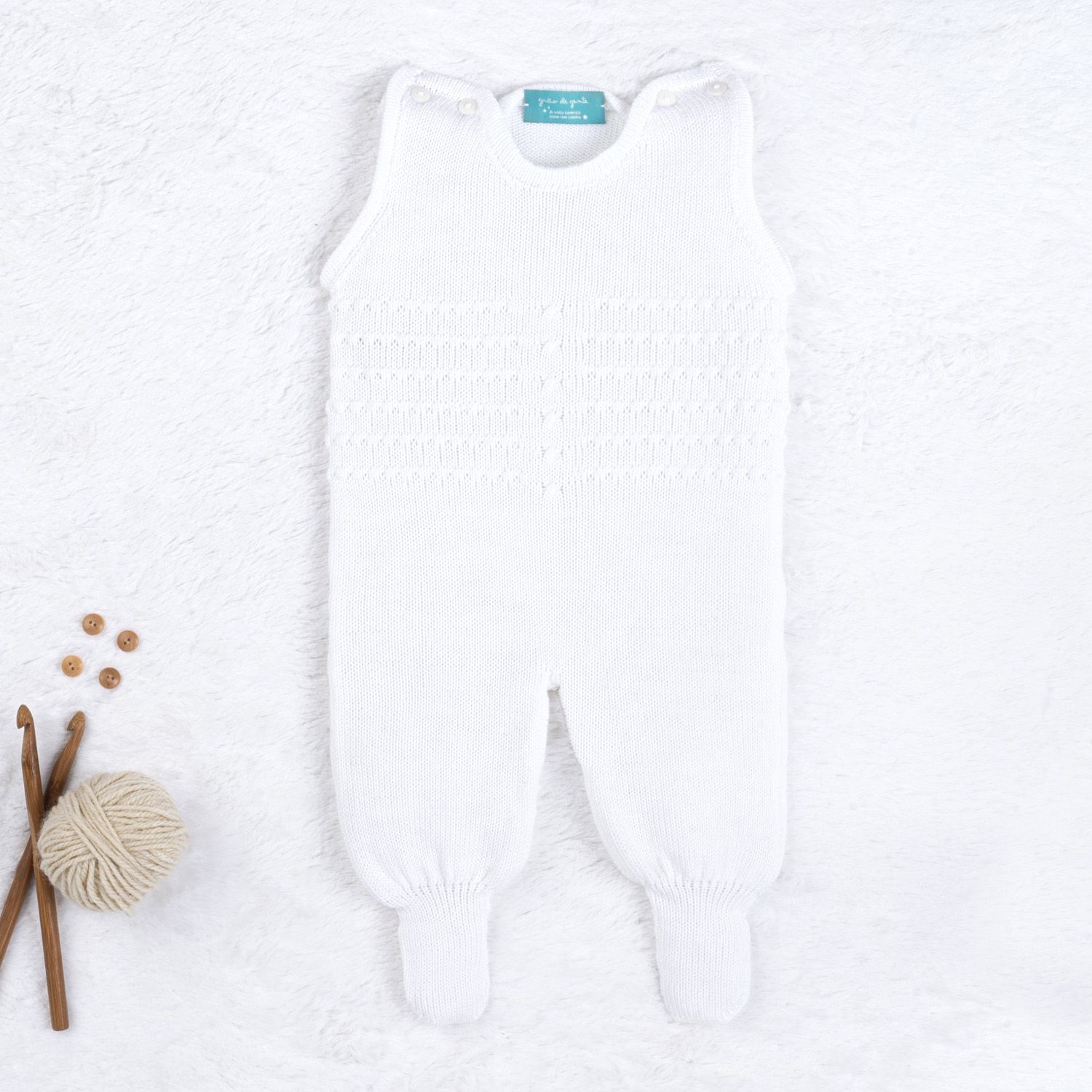 Macacão Tricot Requinte Cinza