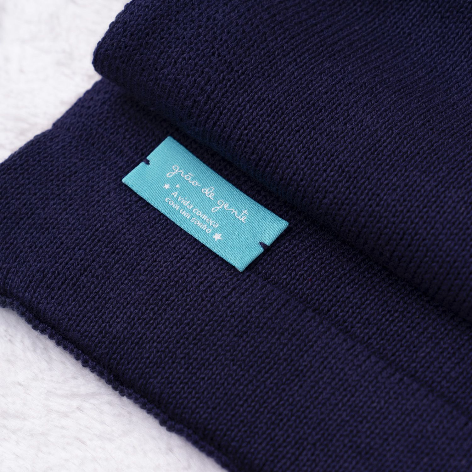 Manta Bebê Tricot Vermelho 80cm