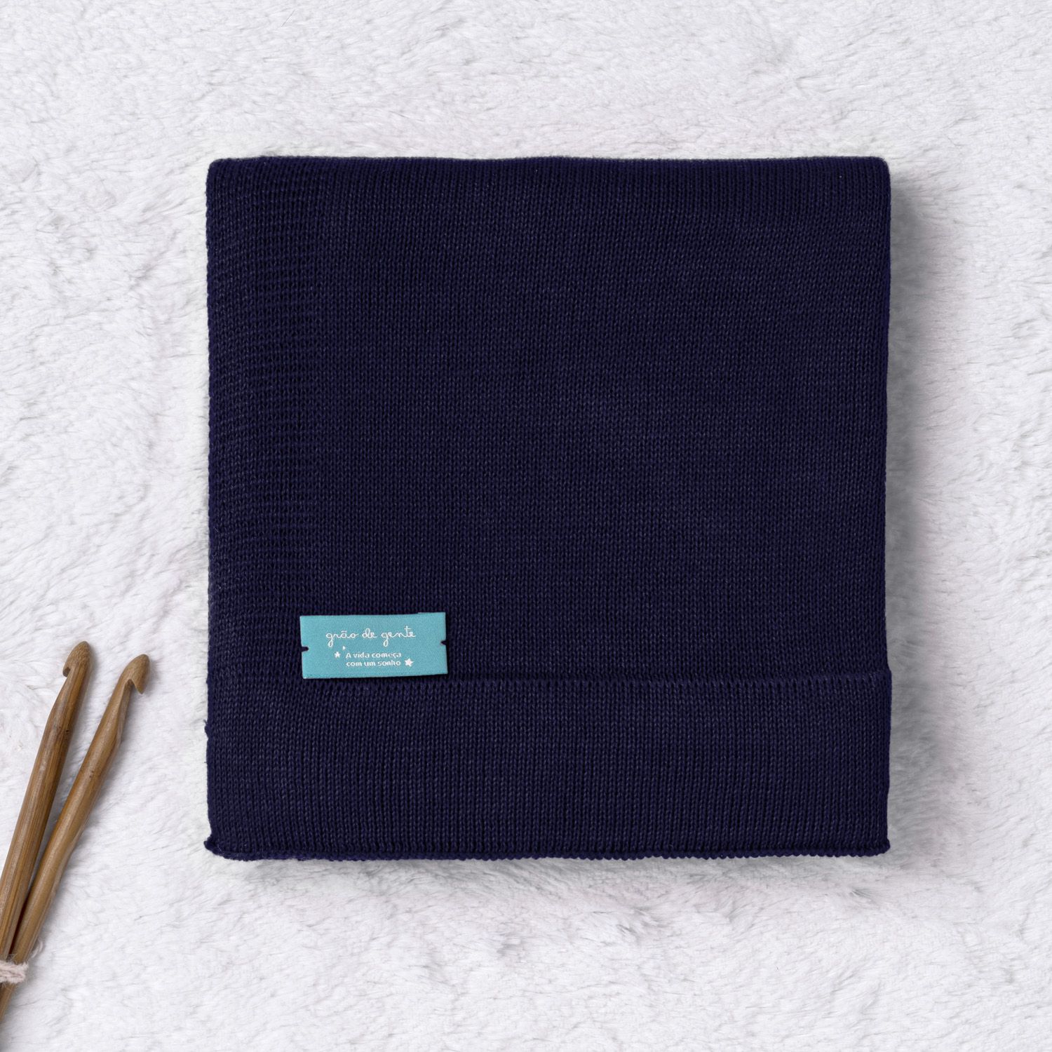 Manta Bebê Tricot Vermelho 80cm