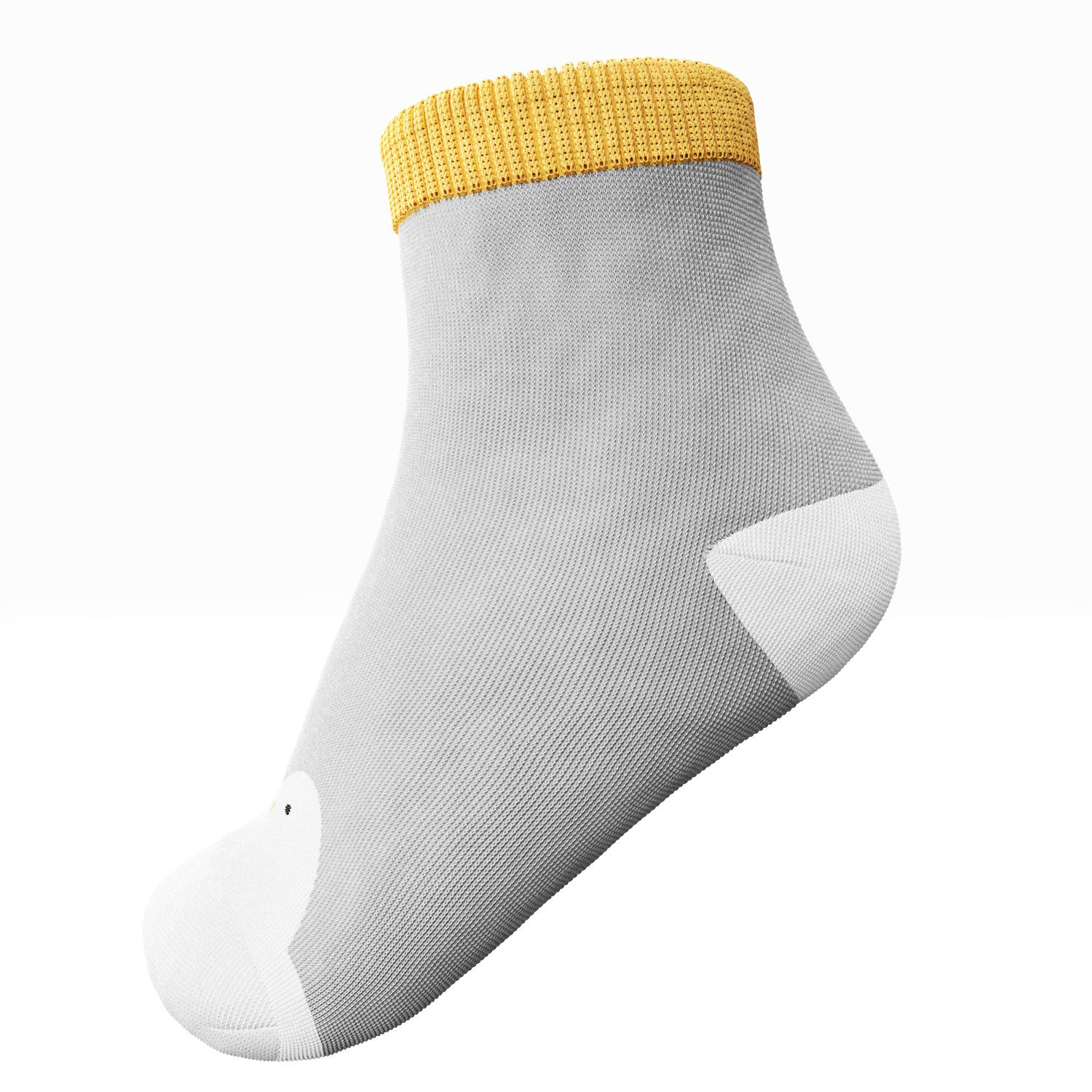 Meia Bebê Pinguim Cinza