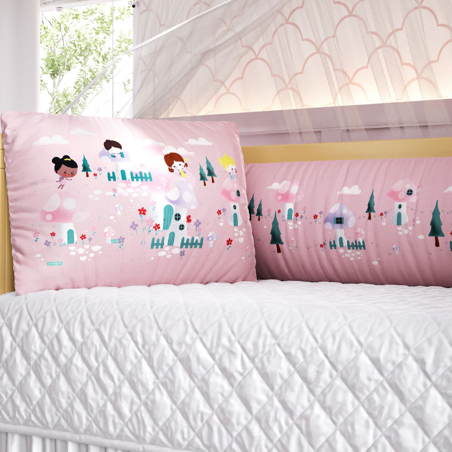 Kit Berço Trança Reino das Fadas