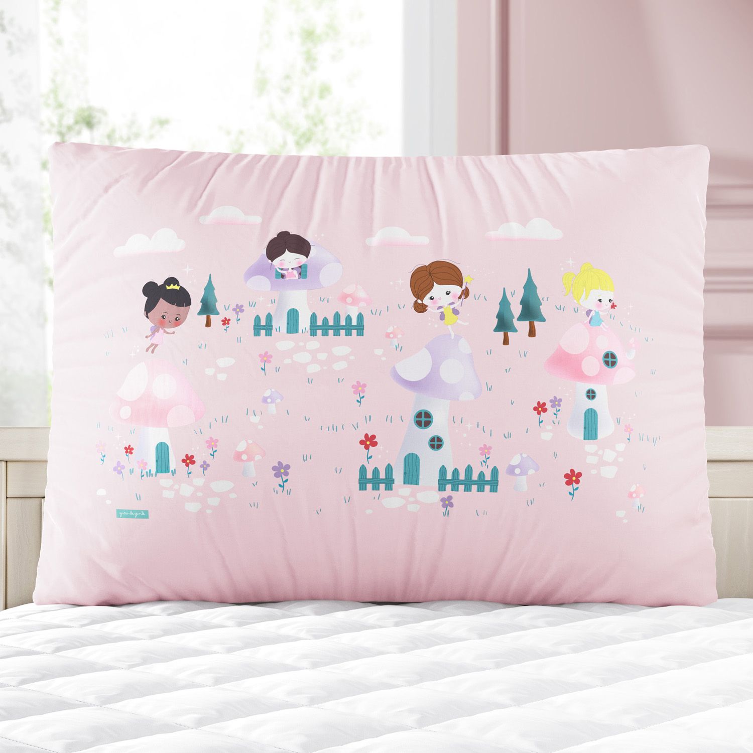 Kit Berço Trança Reino das Fadas