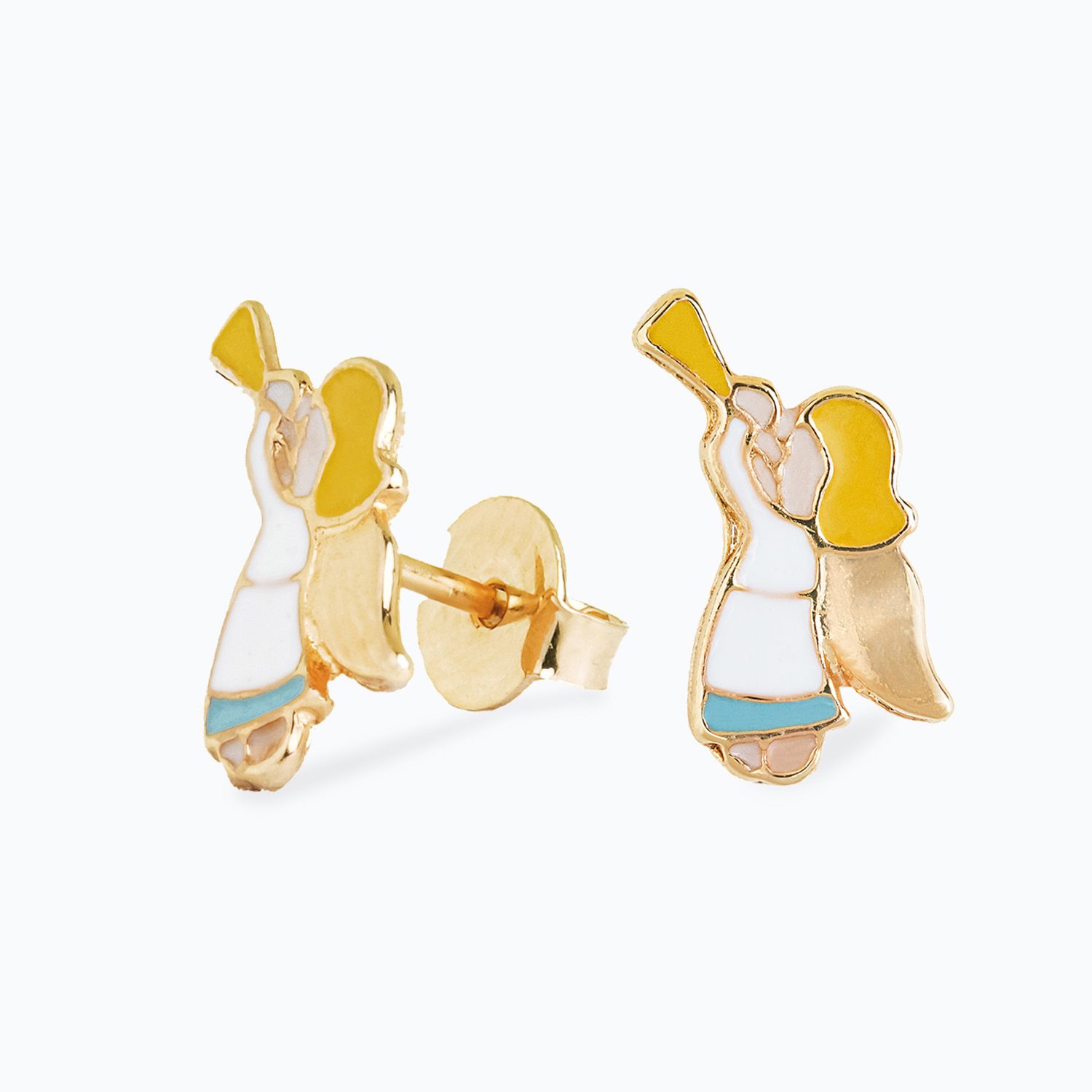 Brinco Infantil Anjinho Ouro