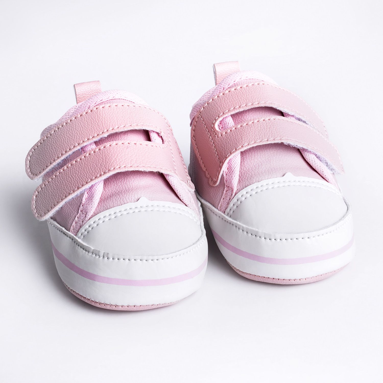 Tênis Bebê Casual Velcro Duplo Dourado Tam 17