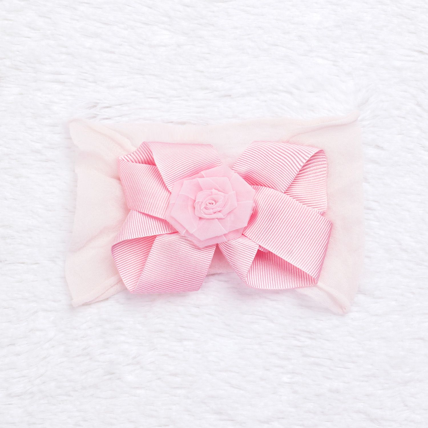 Saída Maternidade Renda Delicada Rosa 03 Peças